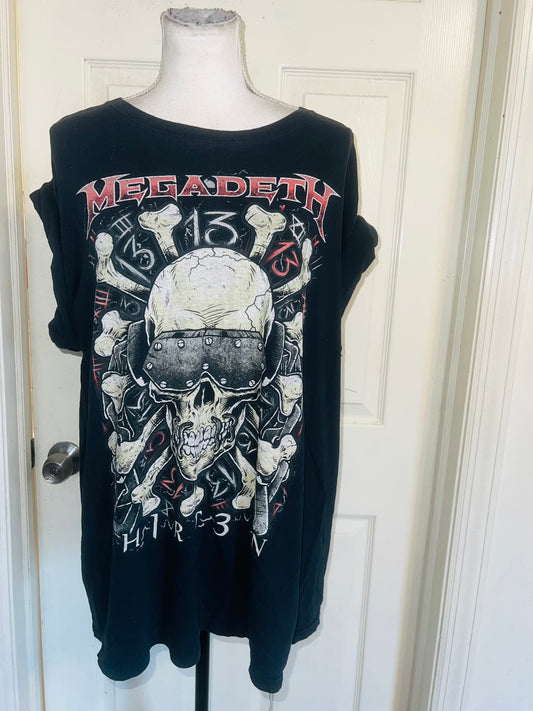 Megadeath American Vintage Oversized Distressed Tee