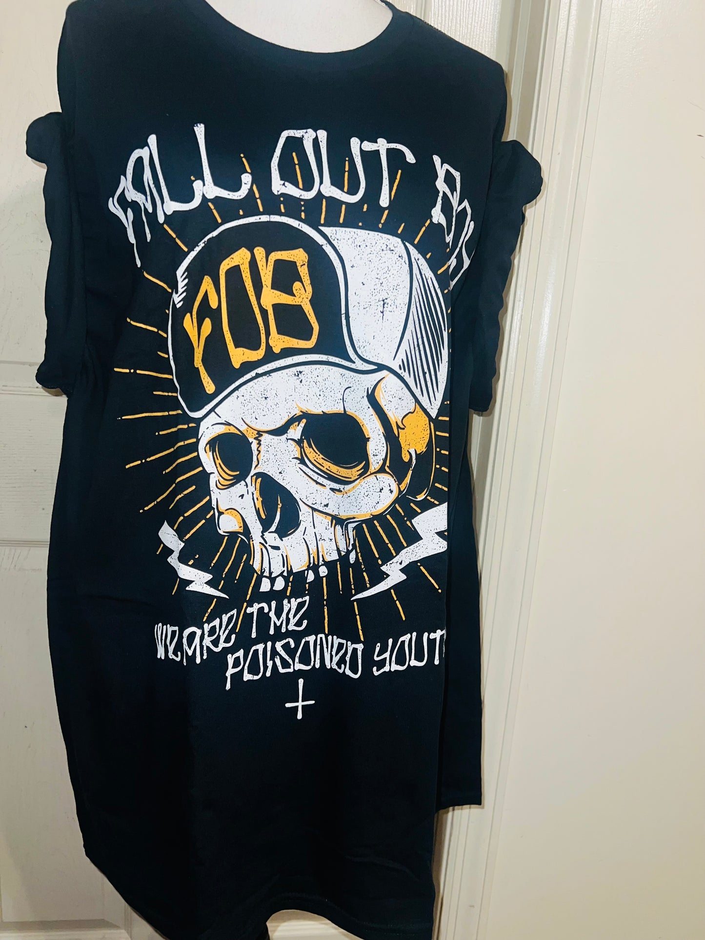 Fall Out Boy Oversized Distressed Tee