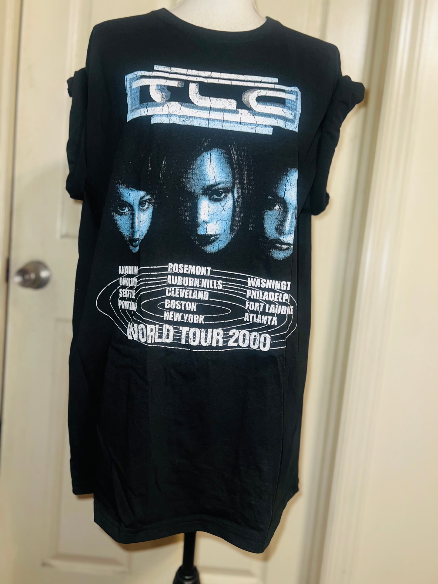 TLC Oversized Distressed Tee