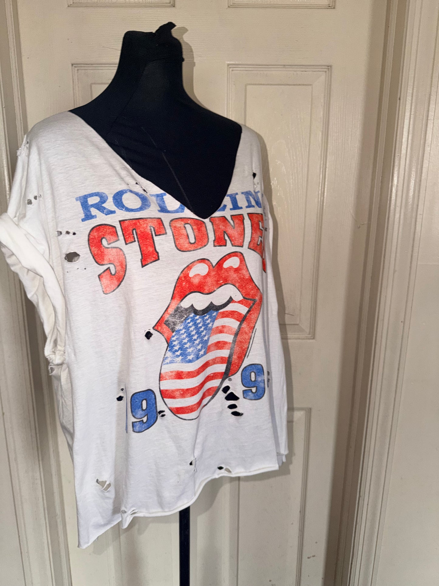 The Rolling Stones Open Back Bow Tee (as is)
