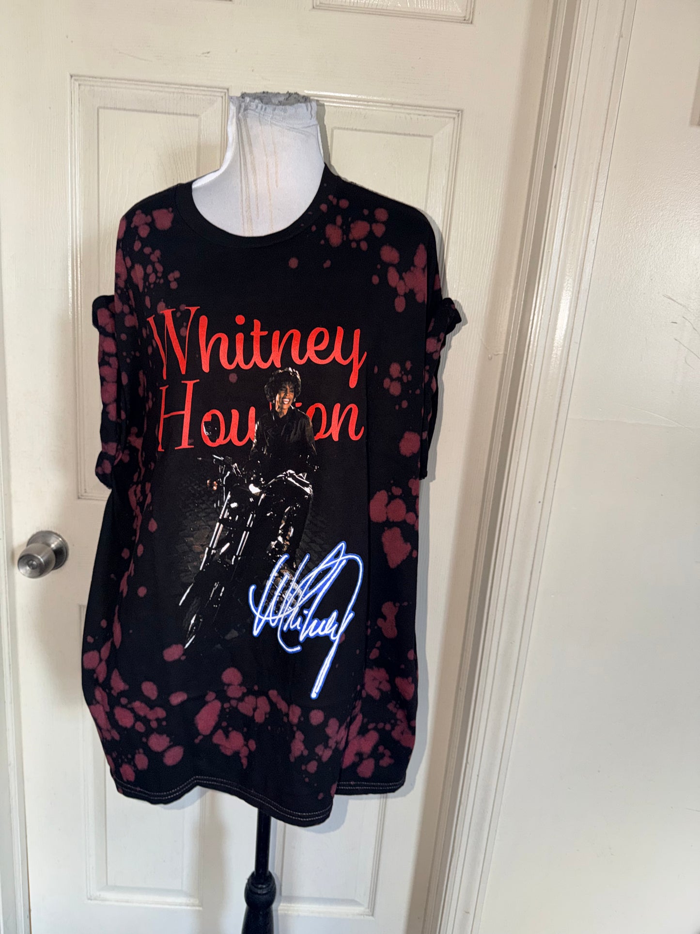 Whitney Houston Distressed Tee