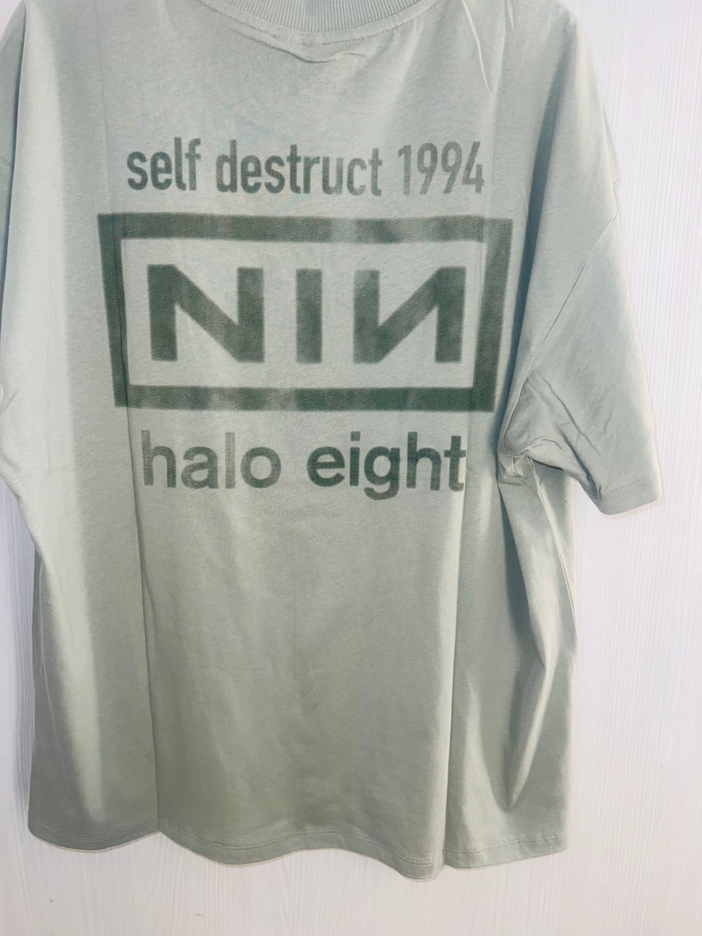 Nine Inch Nails Double Sided Oversized Distressed Tees