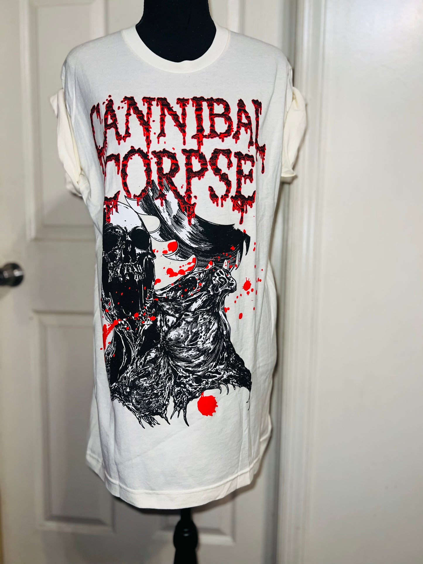 Cannibal Corpse Oversized Distressed Tee