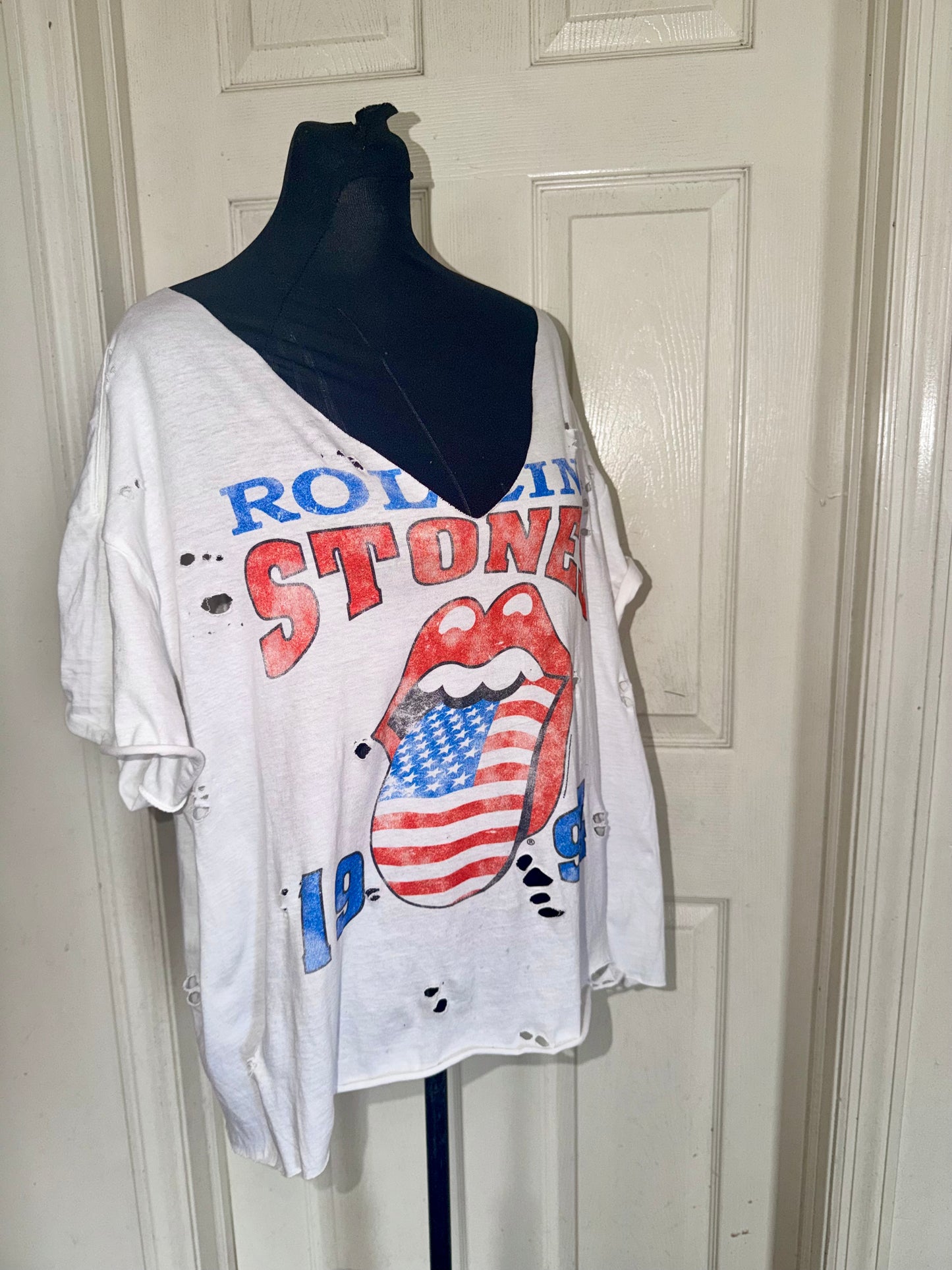 The Rolling Stones Open Back Bow Tee (as is)