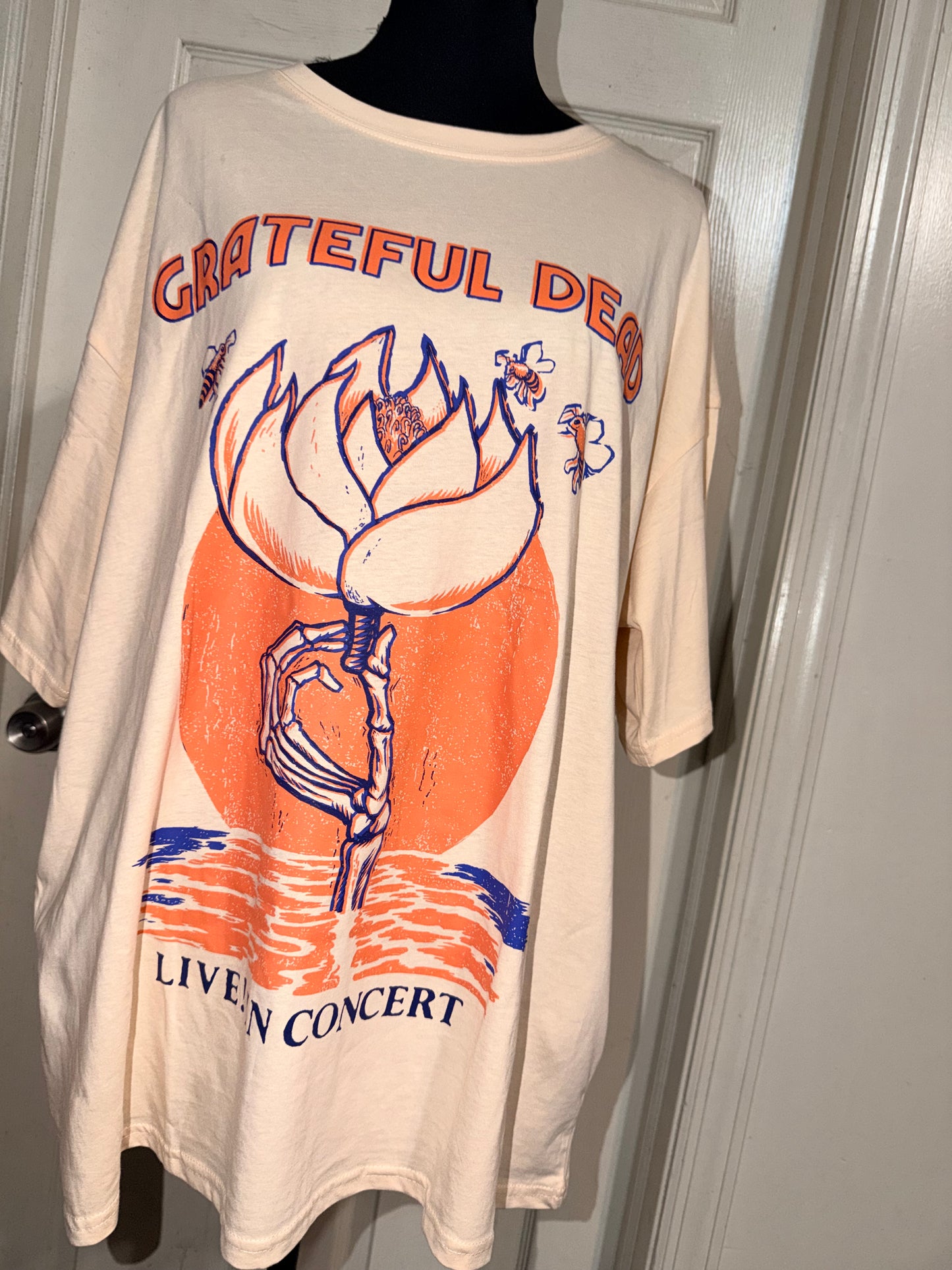 Grateful Dead Oversized Distressed Tee