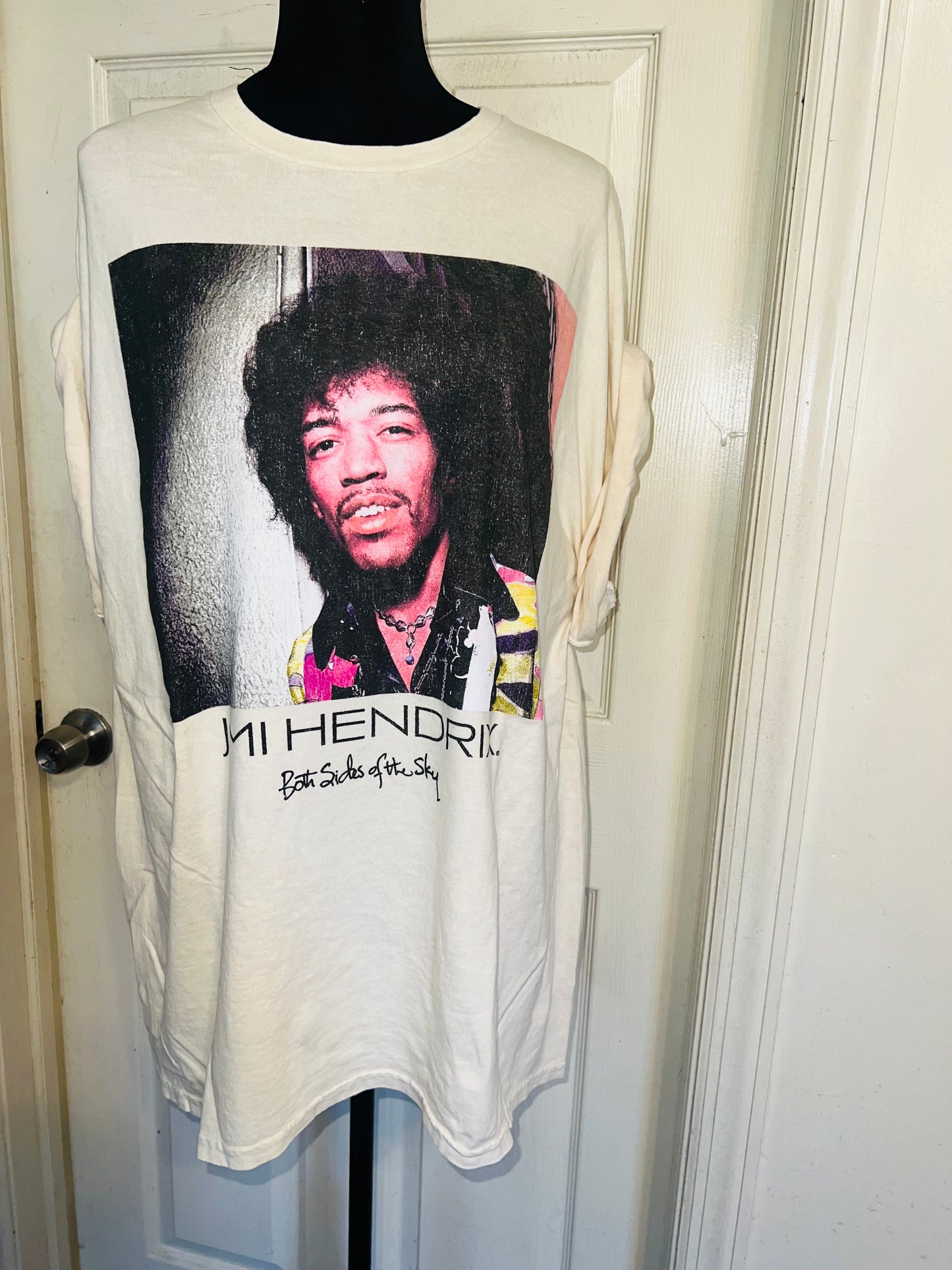 Jimi Hendrix Oversized Distressed Tee