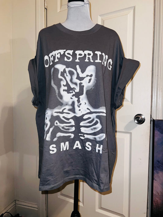 The Offspring “Smash” Oversized Distressed Tee