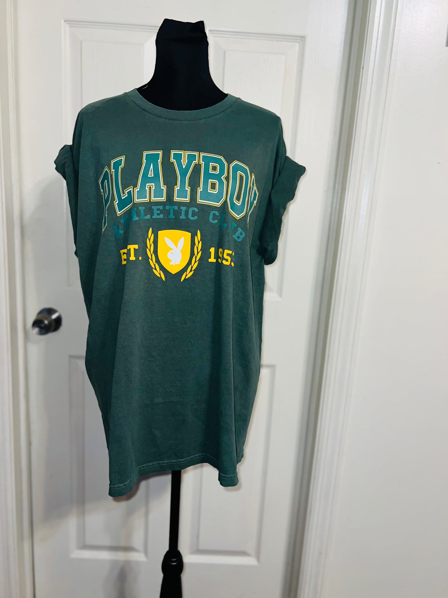 Playboy Oversized Distressed Tee