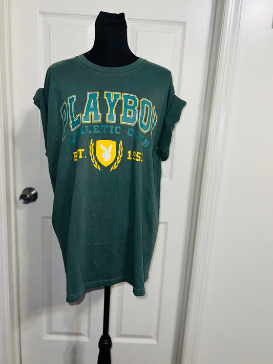Playboy Oversized Distressed Tee