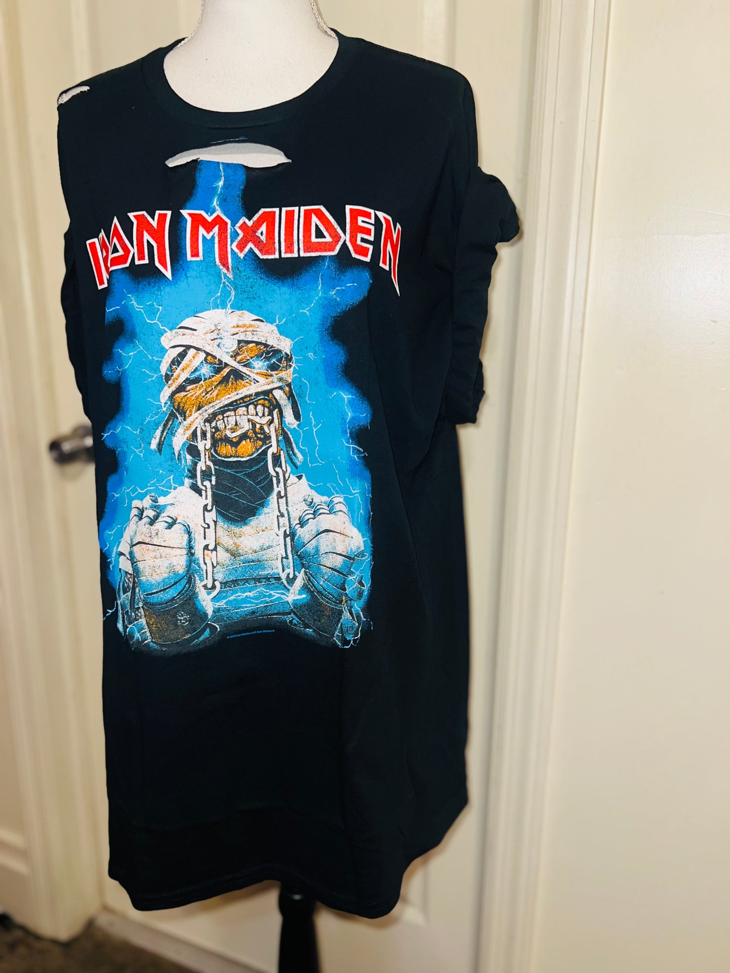 Iron Maiden Oversized Distressed Tee