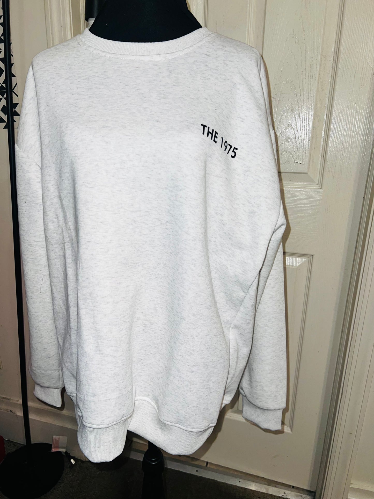 The 1975 ABIIOR Double Sided Oversized Distressed Sweatshirt