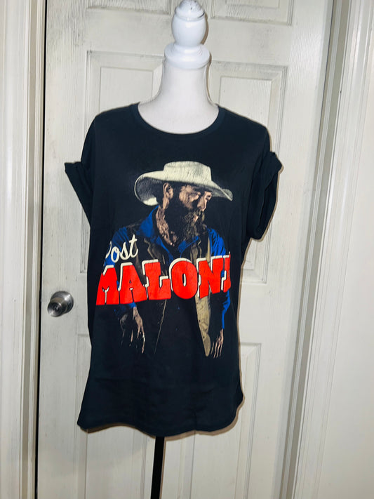 Post Malone Oversized Distressed Tee