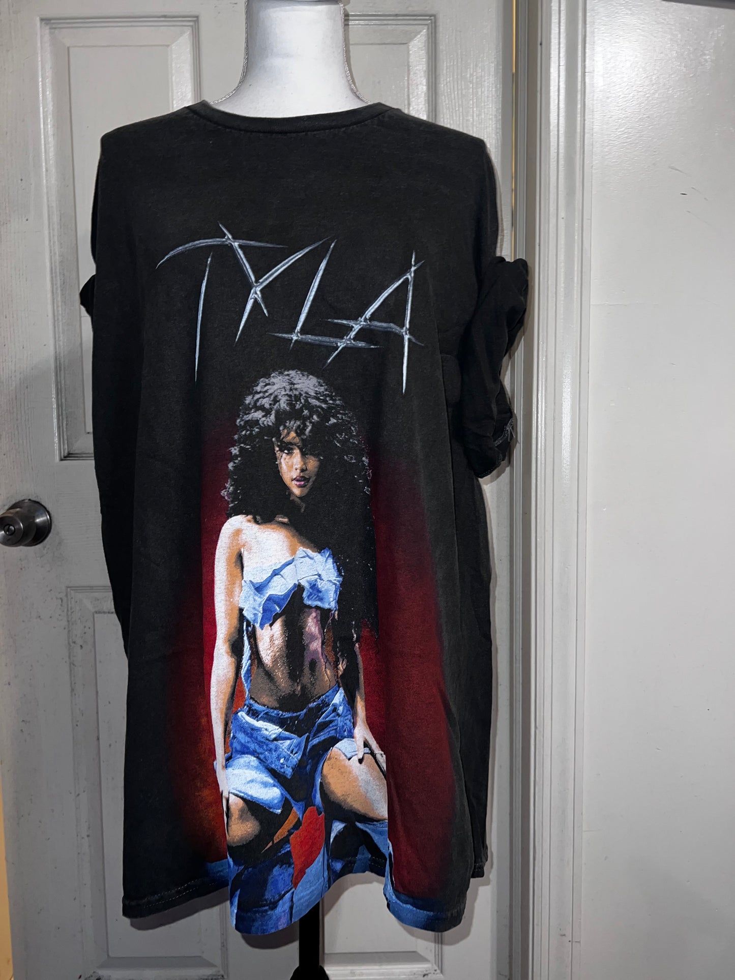 Tyla Oversized Disyressed Tee