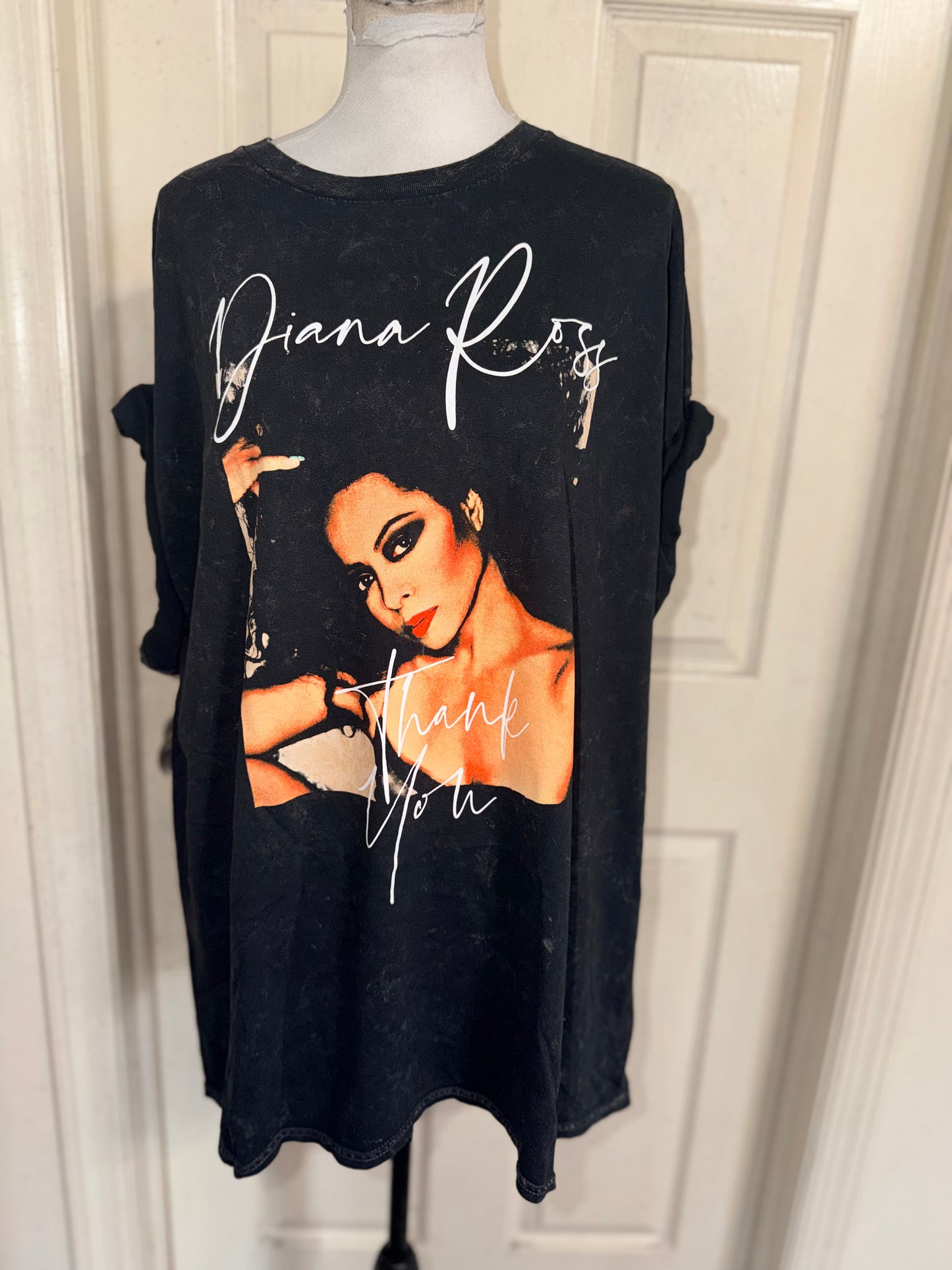 Diana Ross Oversized Distressed Tee