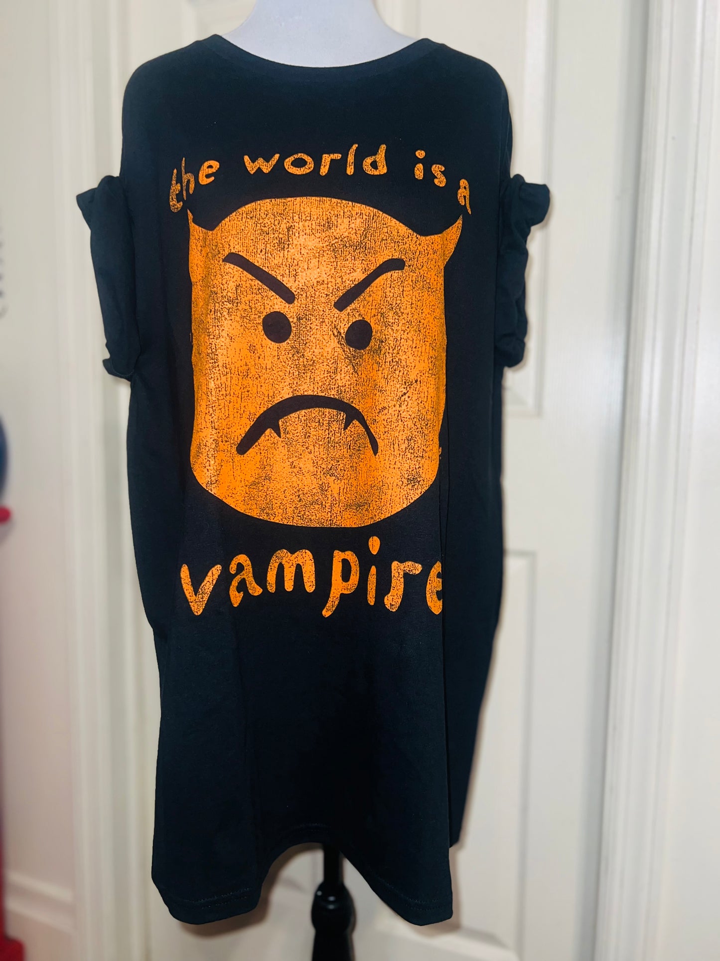 The Smashing Pumpkins Tour Double Sided Oversized Distressed Tee