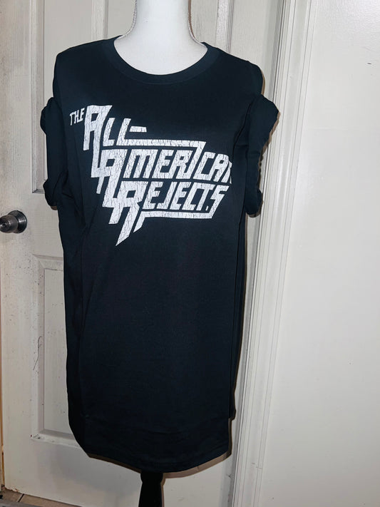 The All-American Rejects Oversized Distressed Tee