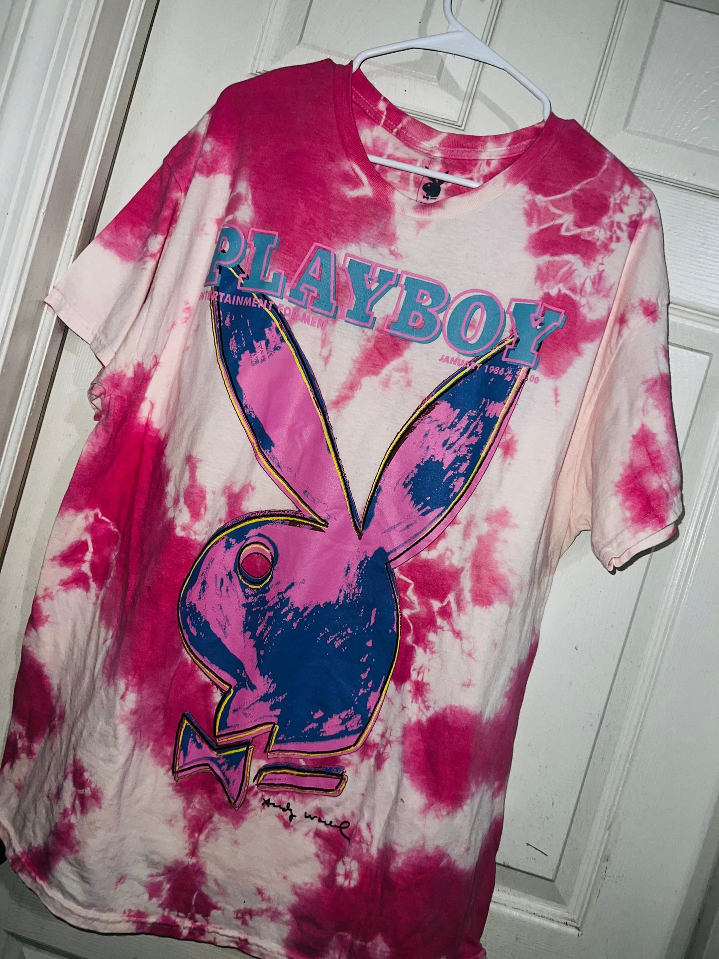 Playboy Andy Warhol Tie Dye Oversized Tee