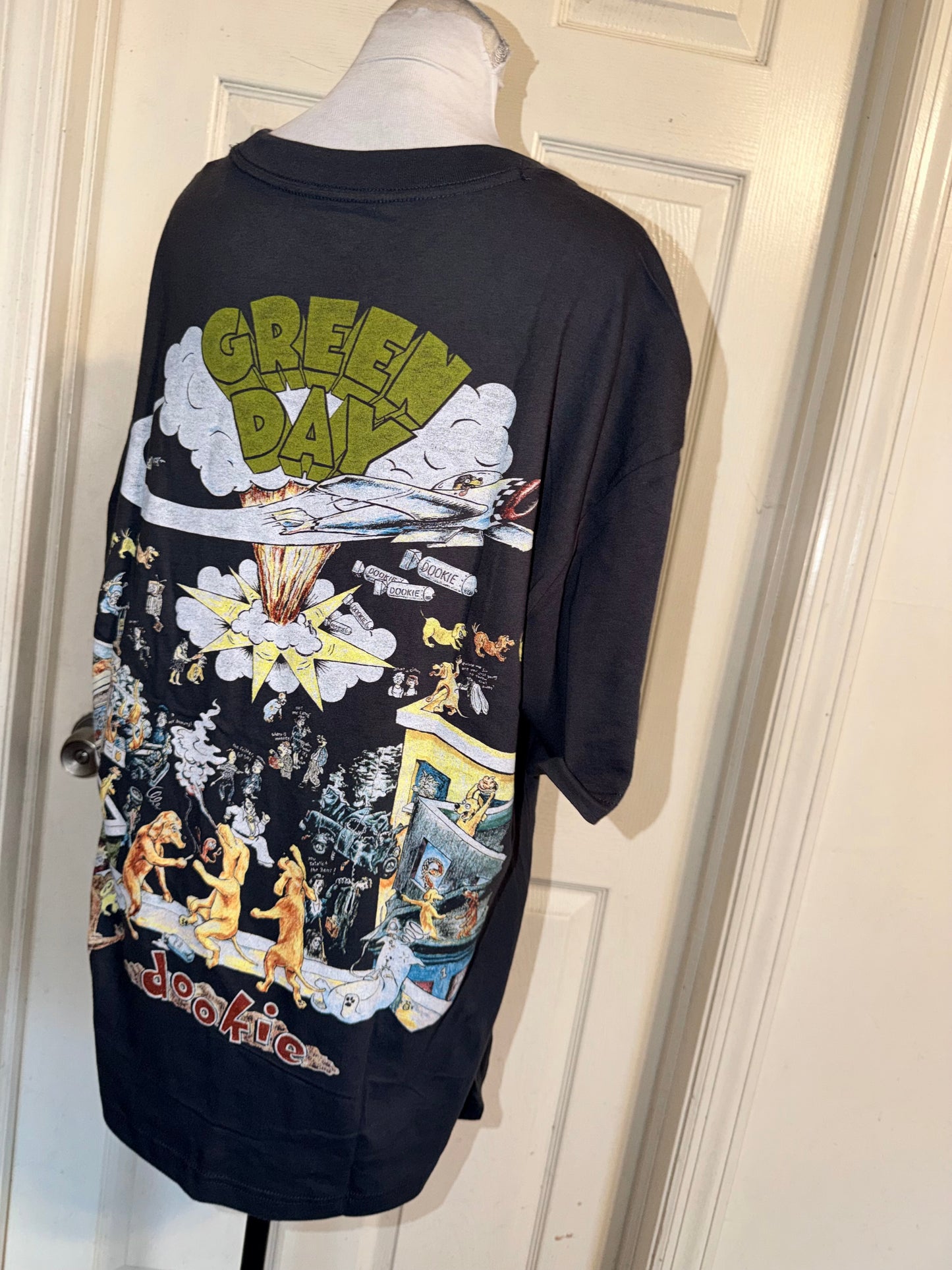 Green Day Double Sided Oversized Tee
