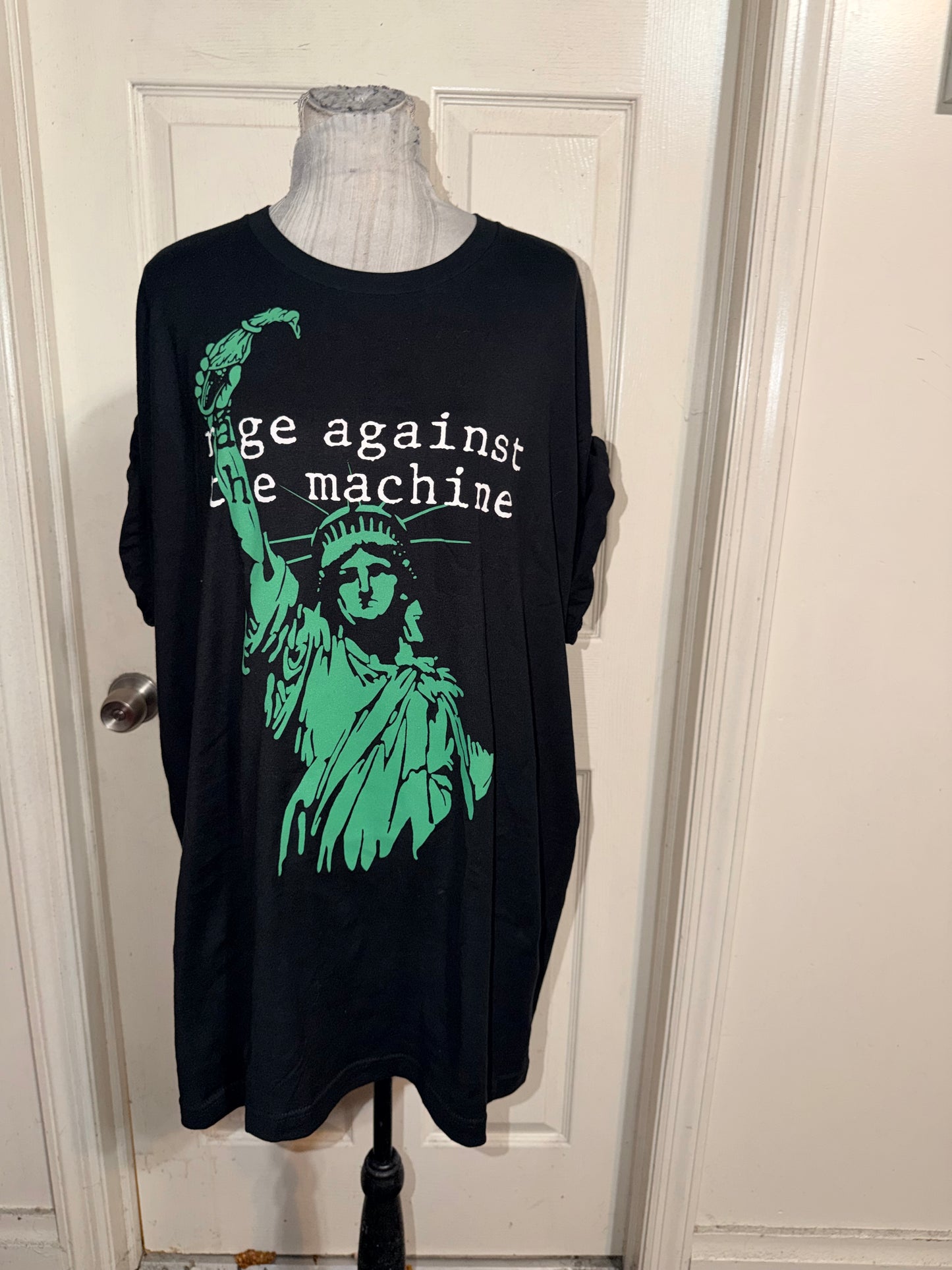 Rage Against the Machine Oversized Distressed Tee