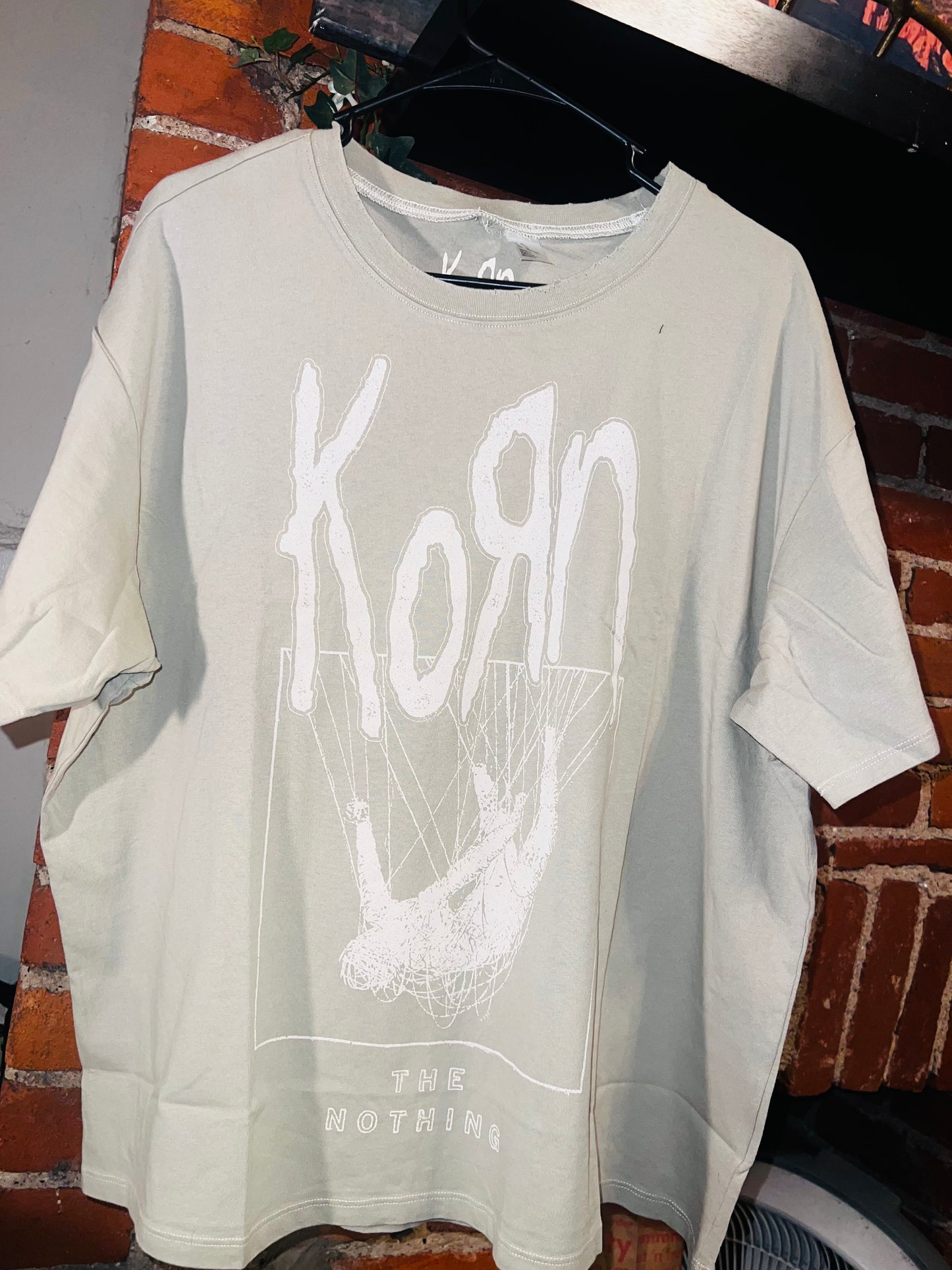 Korn Oversized Distressed Tee