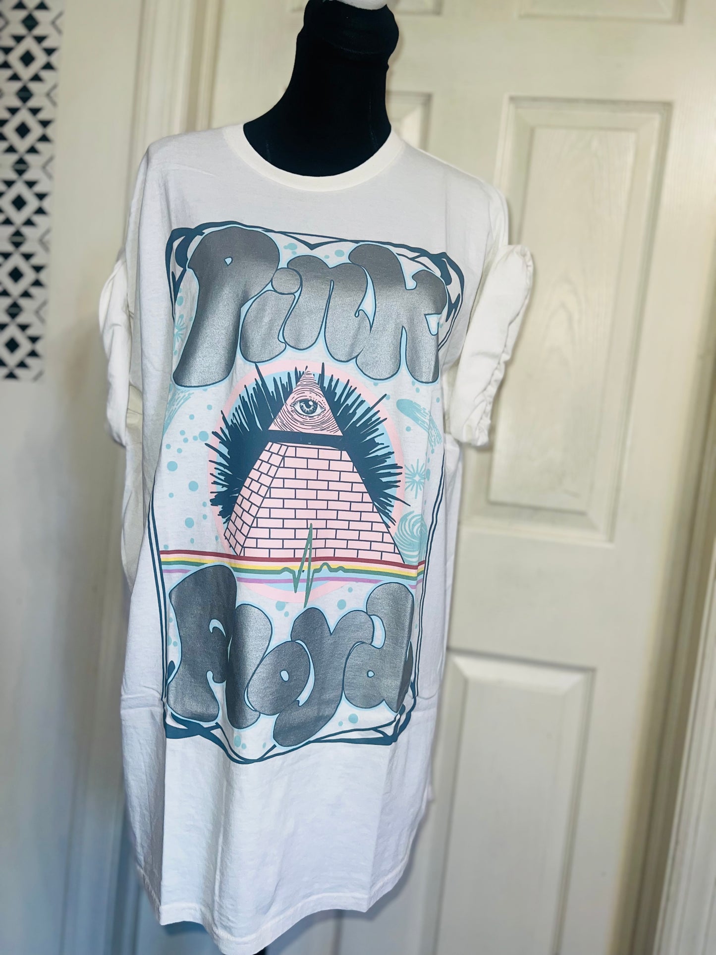 Pink Floyd Oversized Distressed Tee