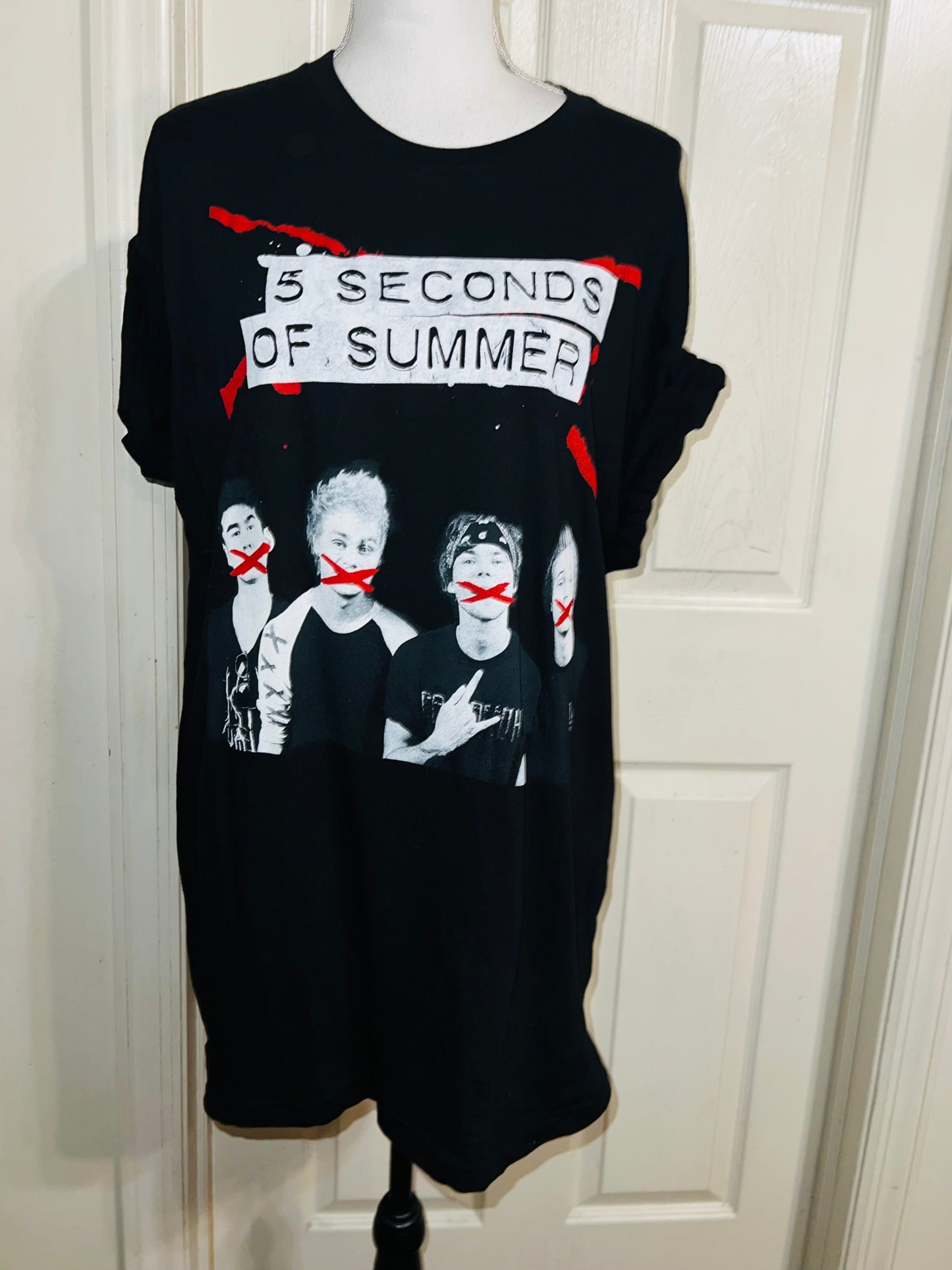 5 Seconds of Summer Distressed Tee