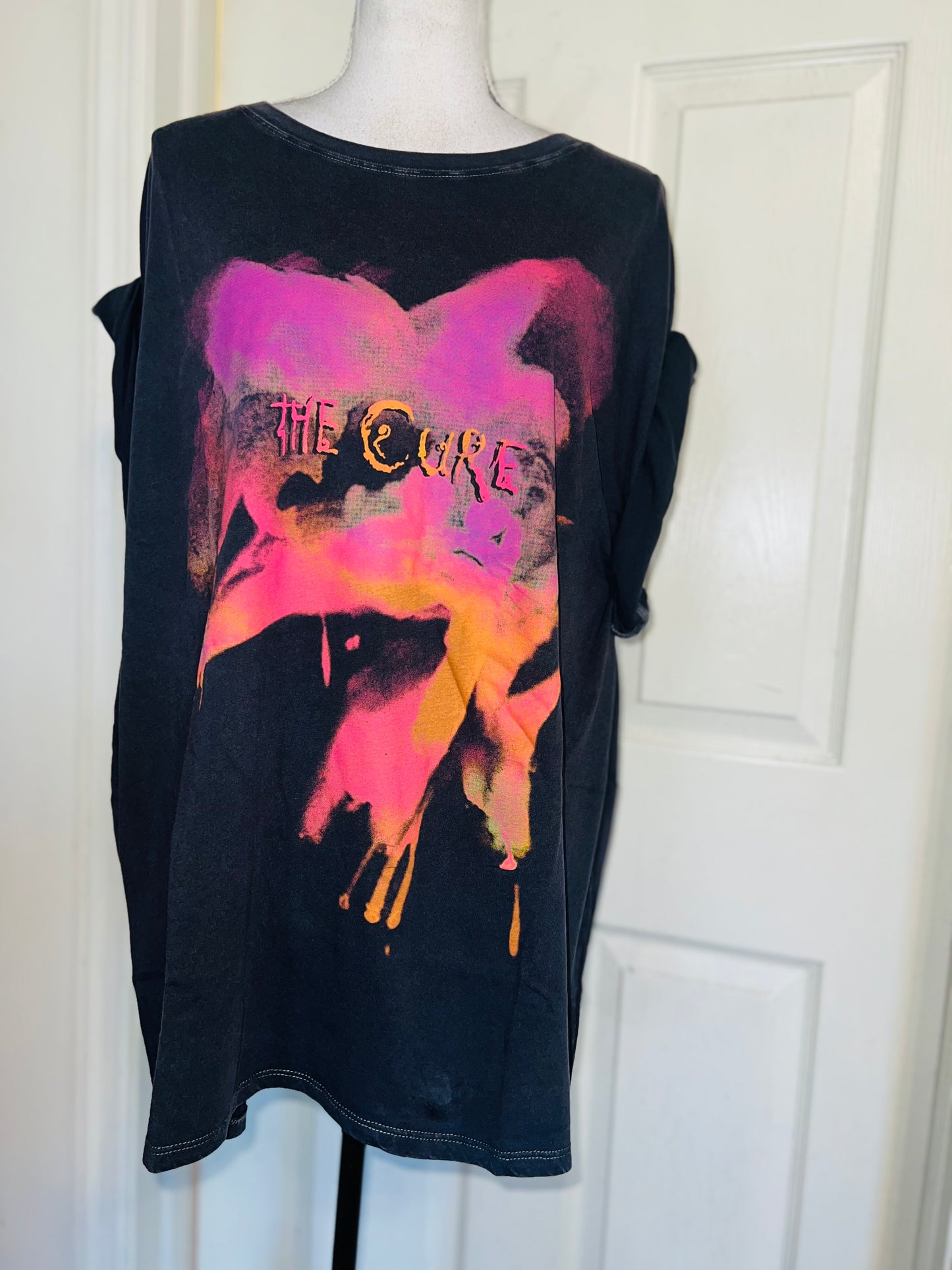 The Cure Oversized Distressed Tee