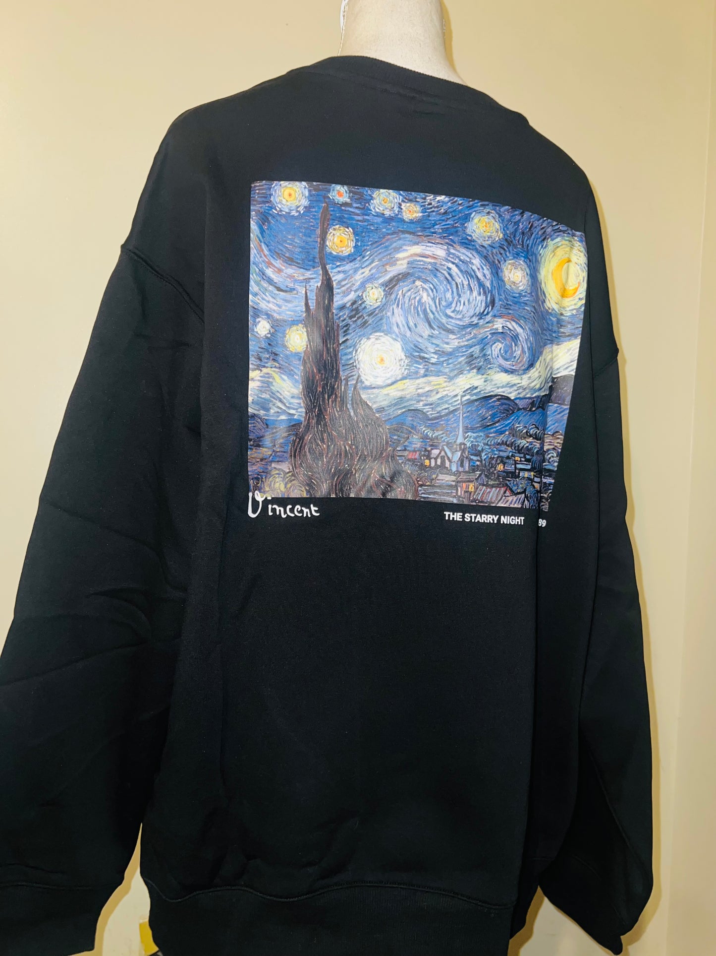 Vincent Van Gogh Double Sided Oversized Distressed Tee