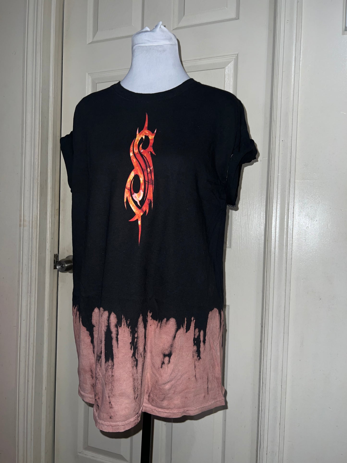 Slipknot Double Sided Oversized Distressed Tee