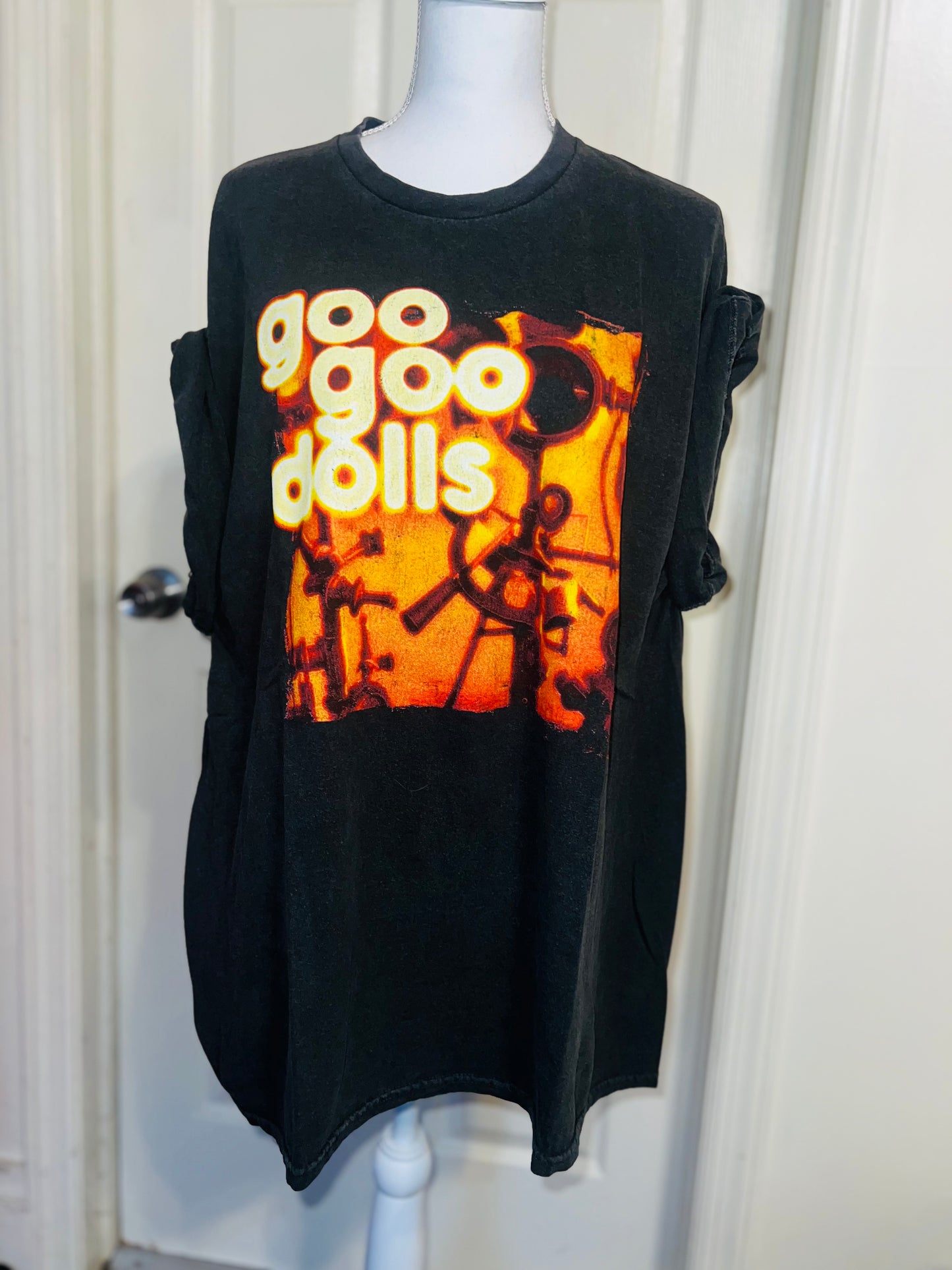 Goo Goo Dolls Oversized Distressed Tee