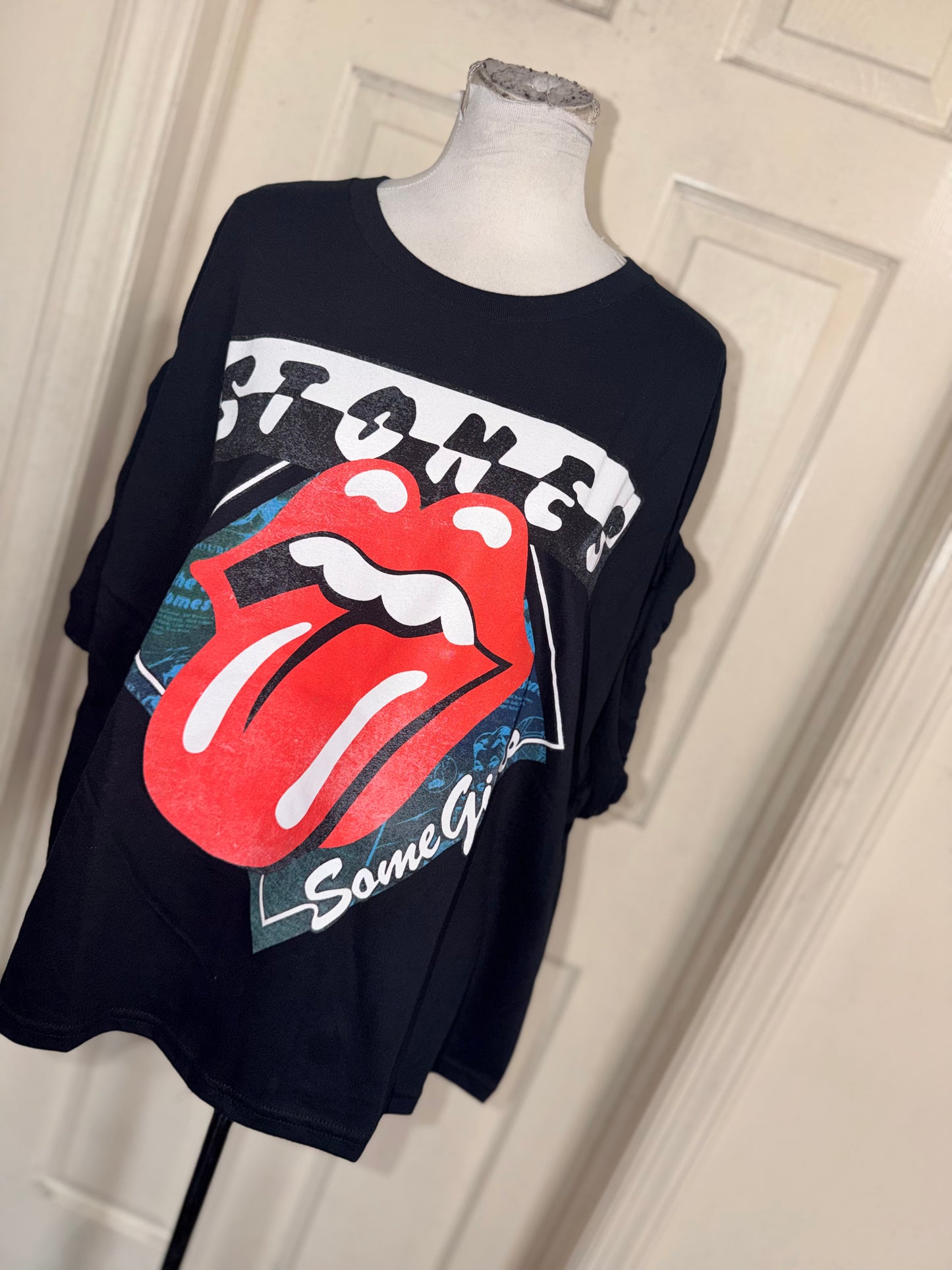 The Rolling Stones Oversized Distressed Tee