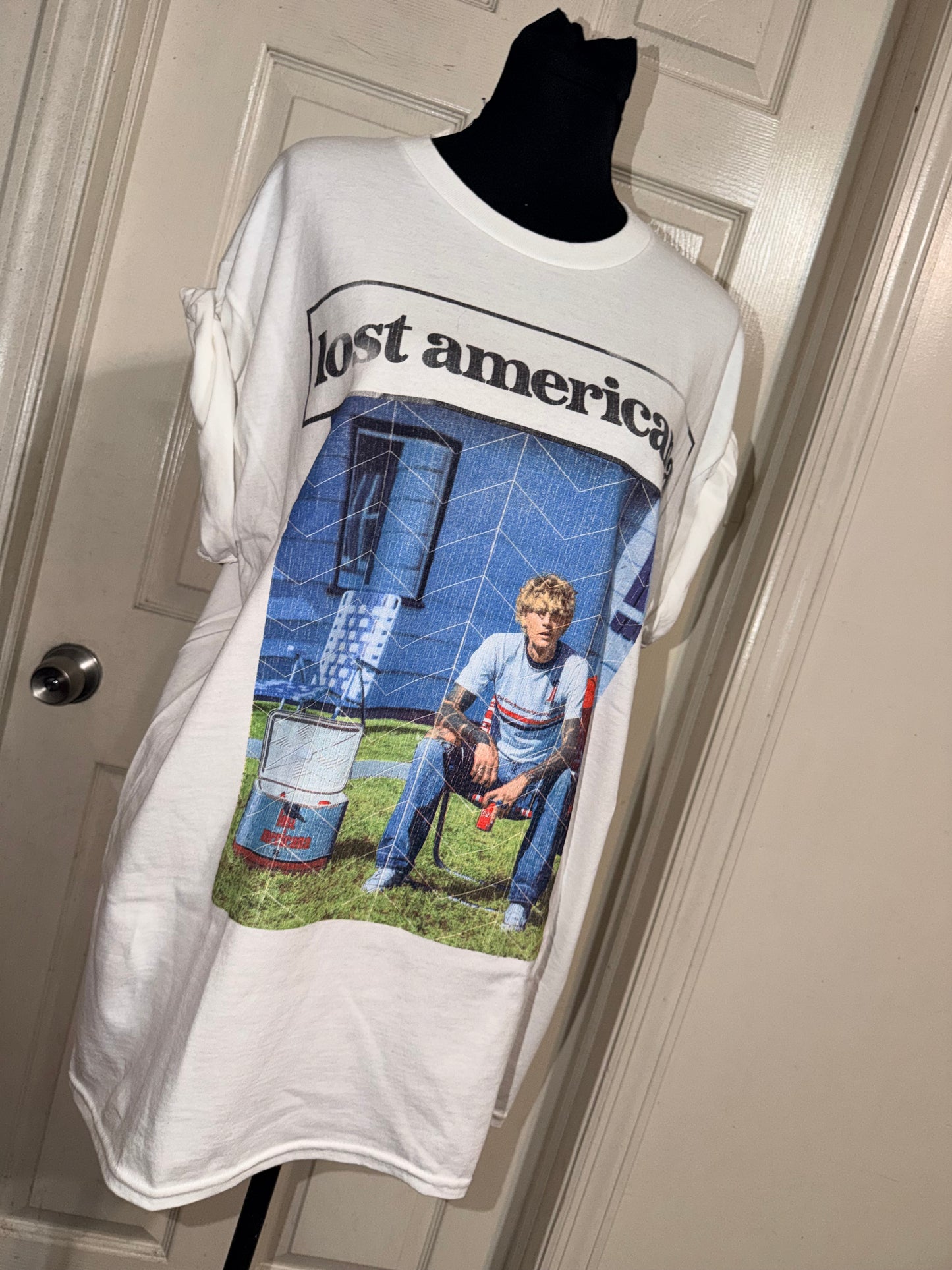 Machine Gun Kelly Oversized Distressed Tee