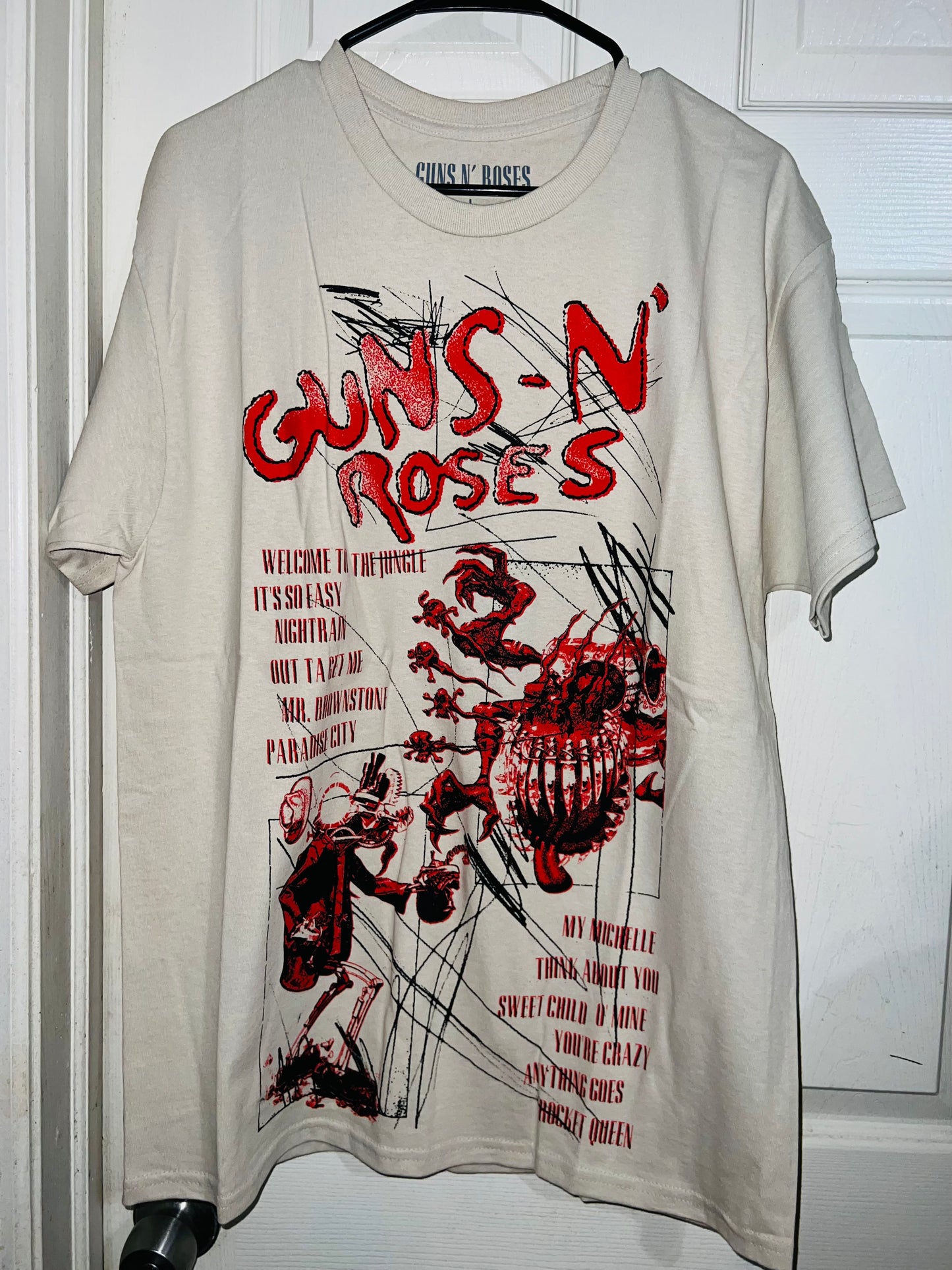 Guns n’ Roses Oversized Distressed Tee