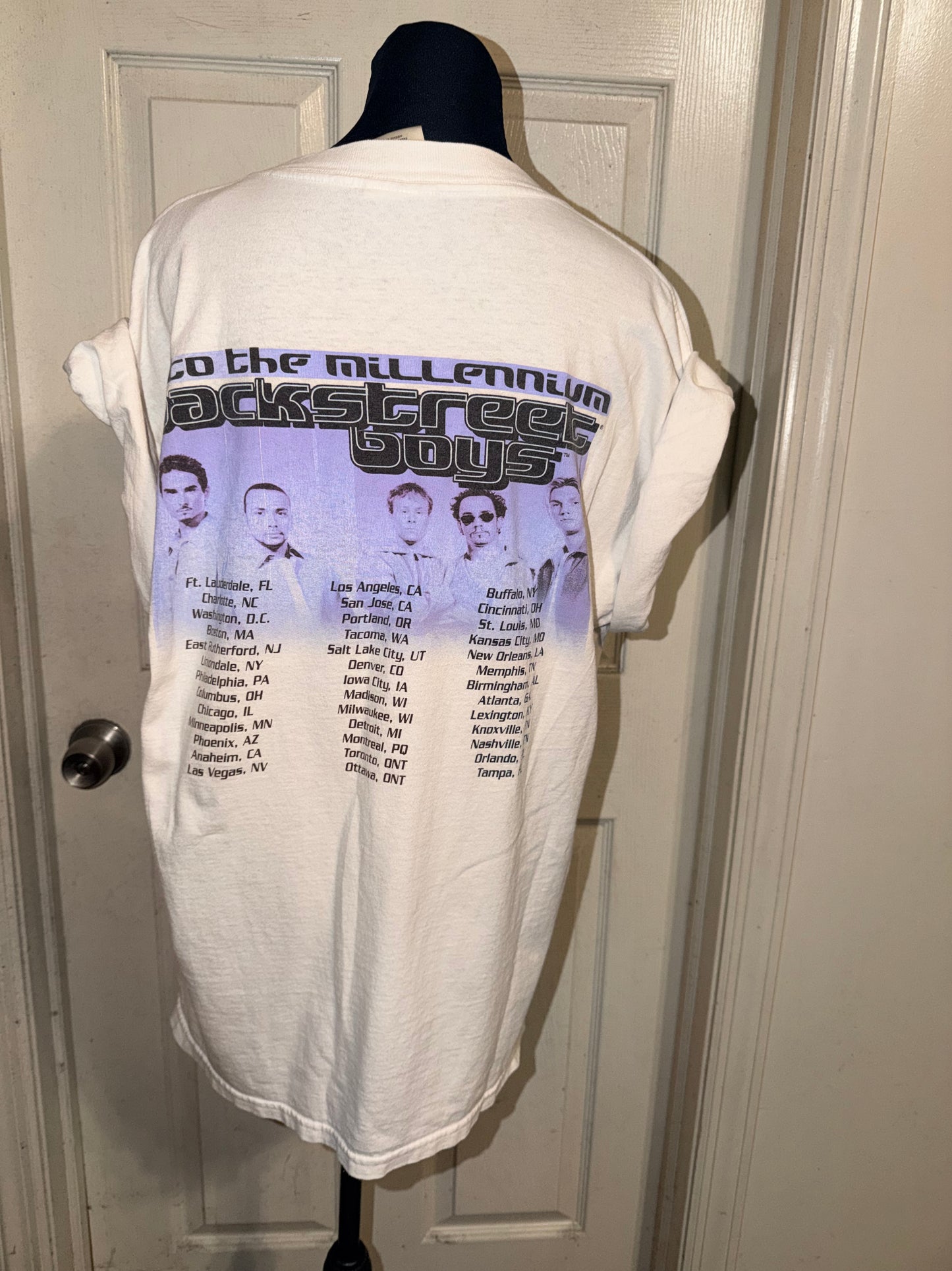 Backstreet Boys Vintage Double Sided Distressed Tee