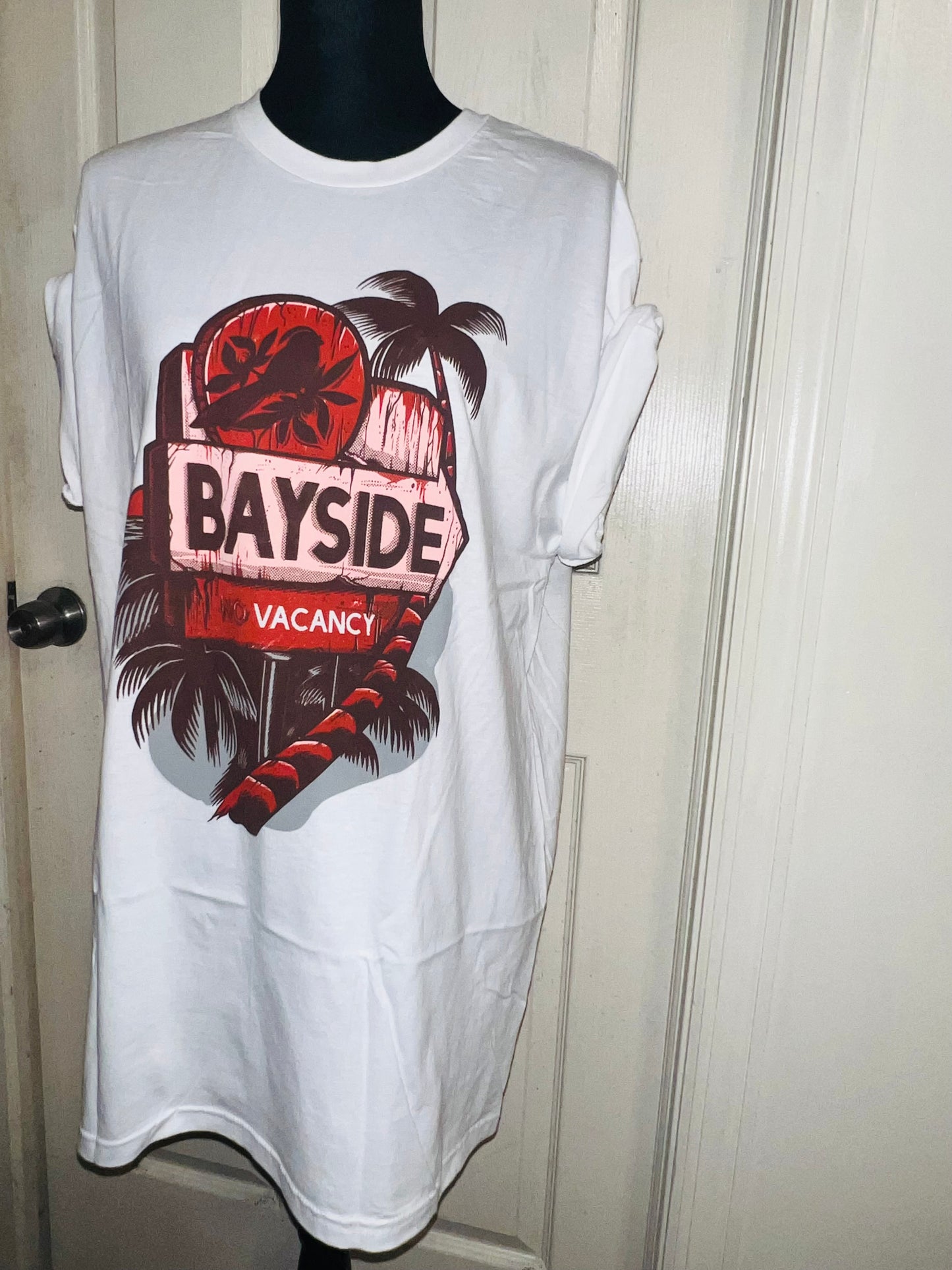 Bayside Oversized Distressed T-Shirt