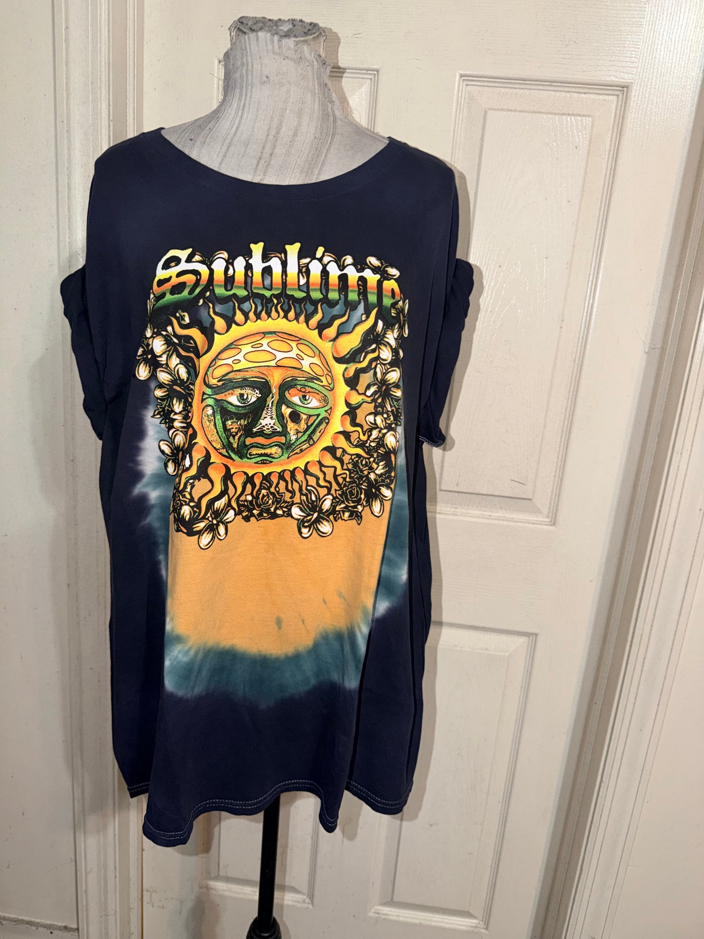 Sublime Double Sided Oversized Distressed Tee