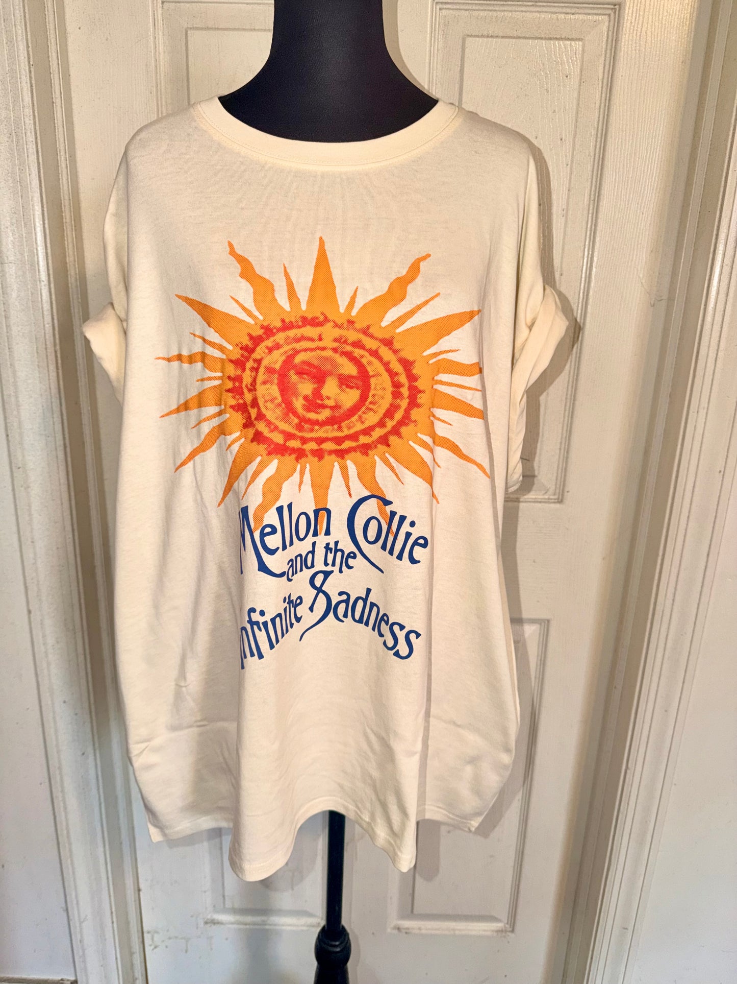 The Smashing Pumpkins Oversized Distressed Tee