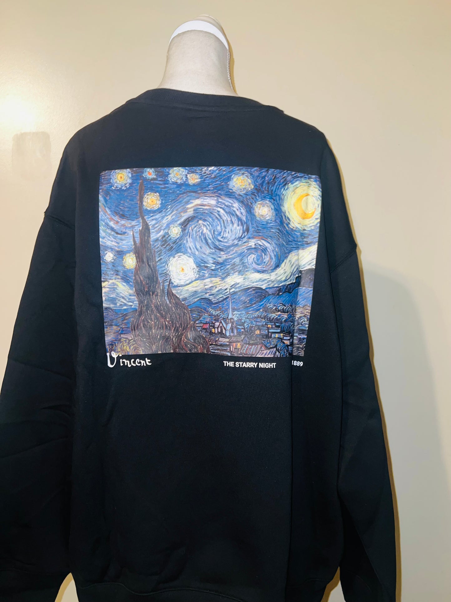 Vincent Van Gogh Double Sided Oversized Distressed Tee