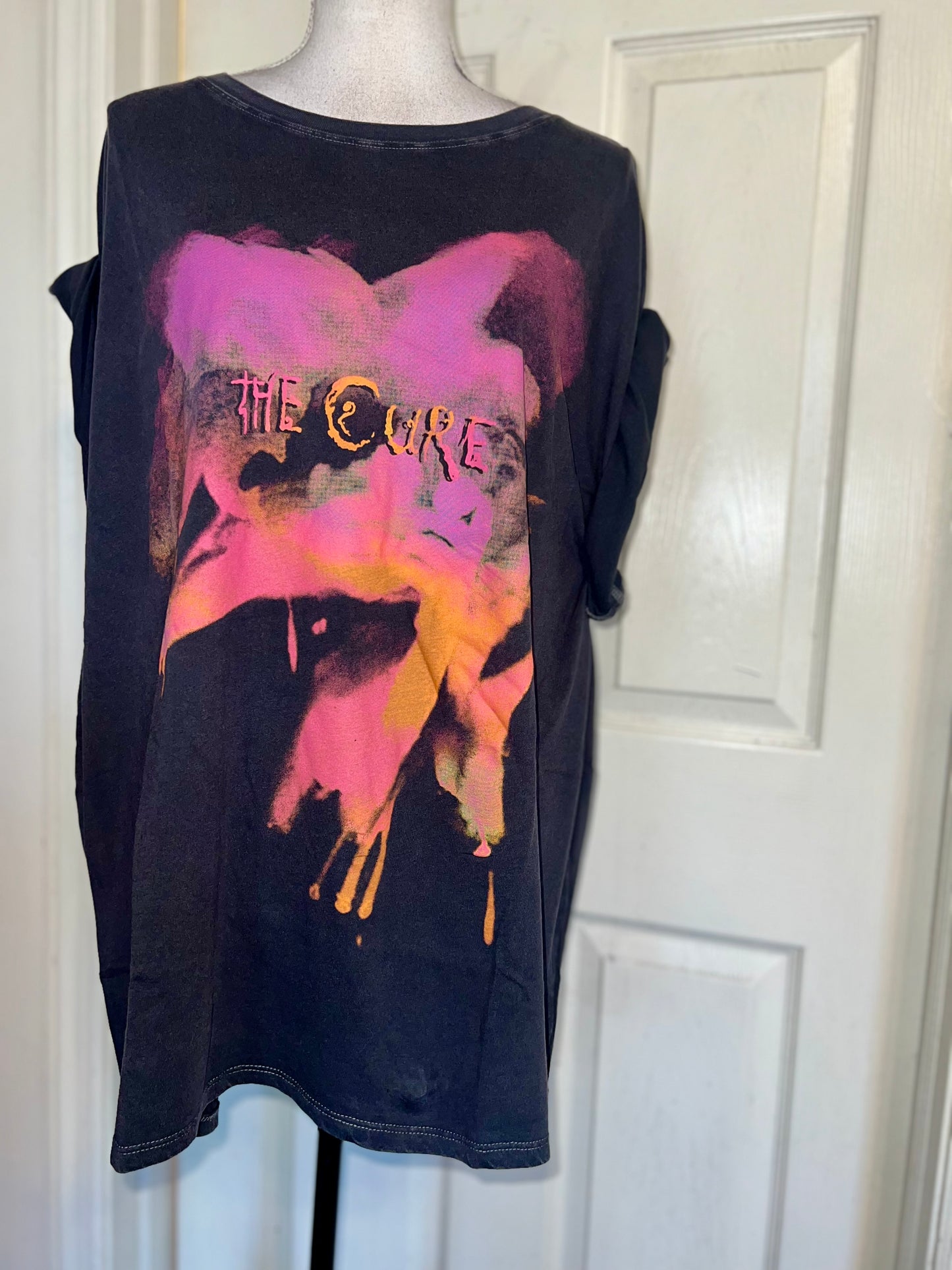 The Cure Oversized Distressed Tee