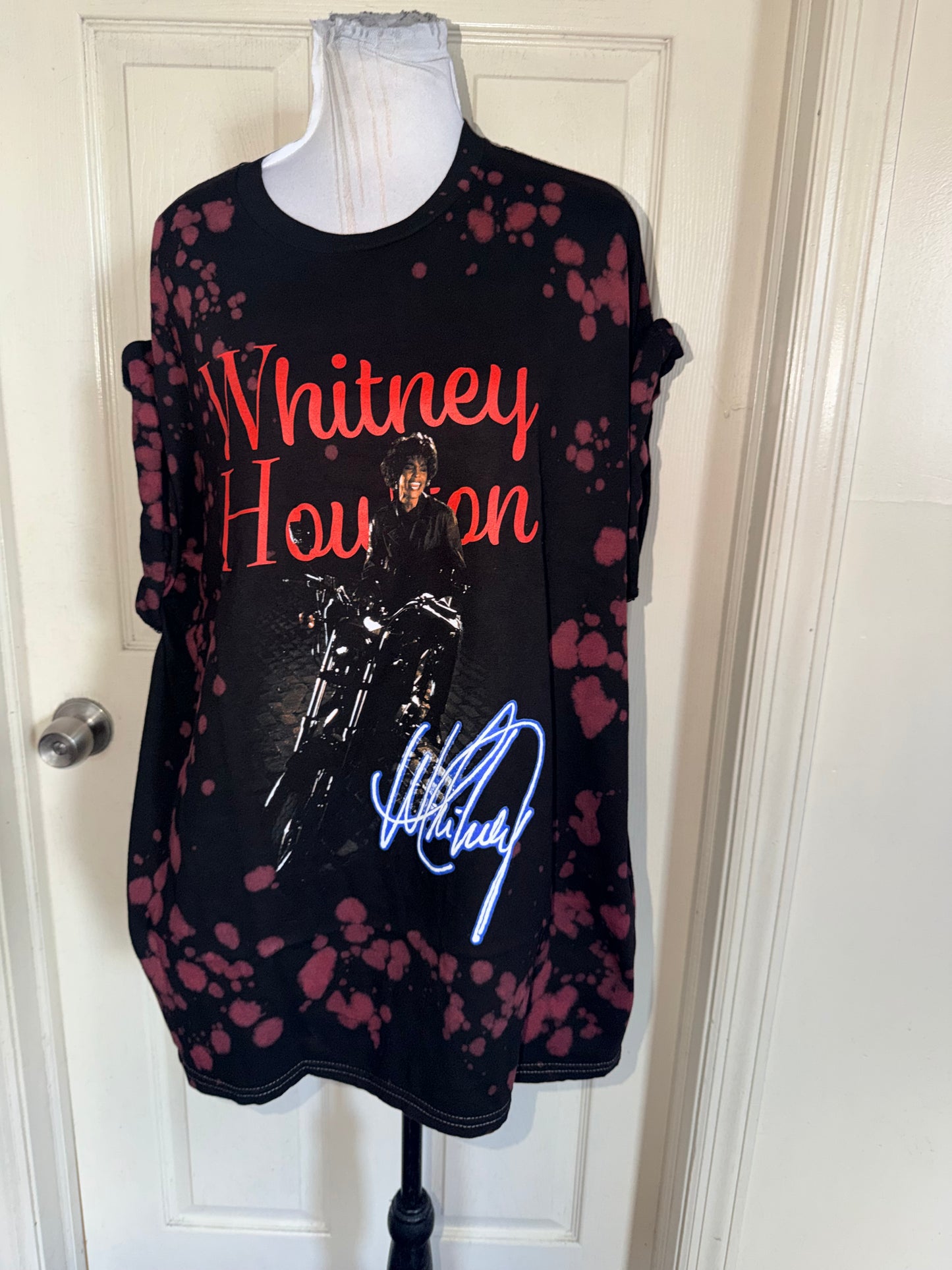 Whitney Houston Distressed Tee