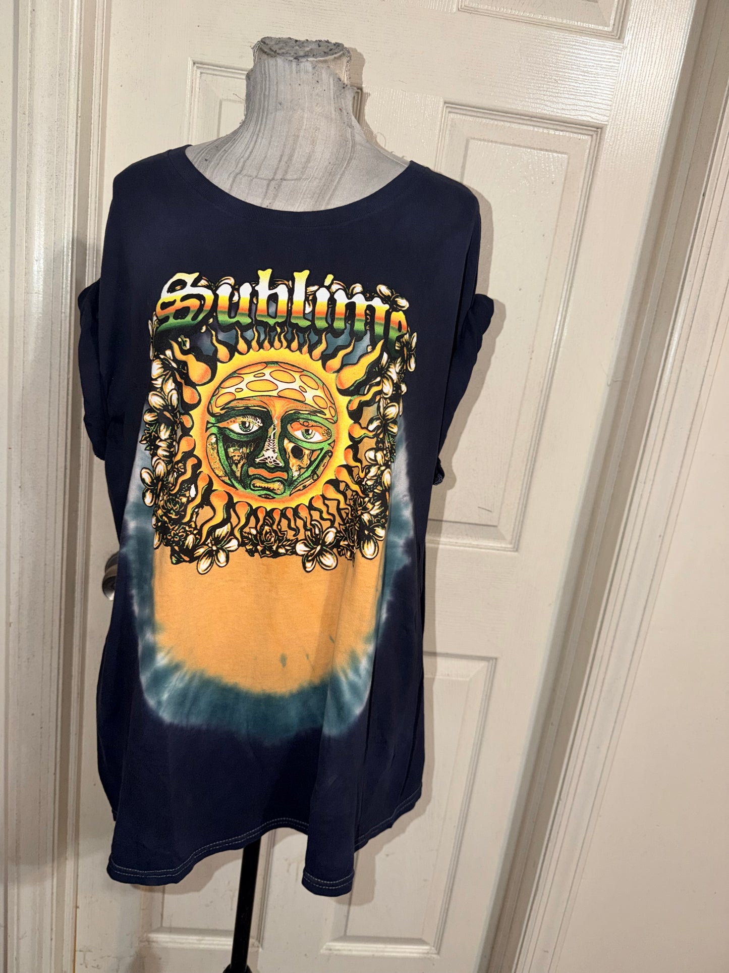 Sublime Double Sided Oversized Distressed Tee