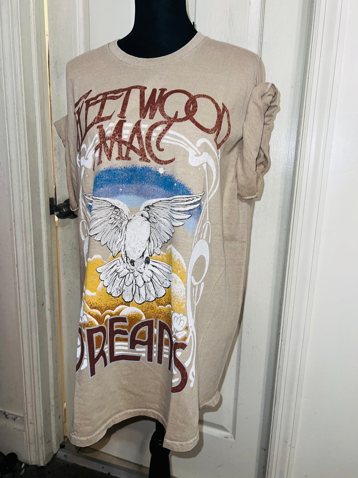 Fleetwood Mac Oversized Distressed Tee