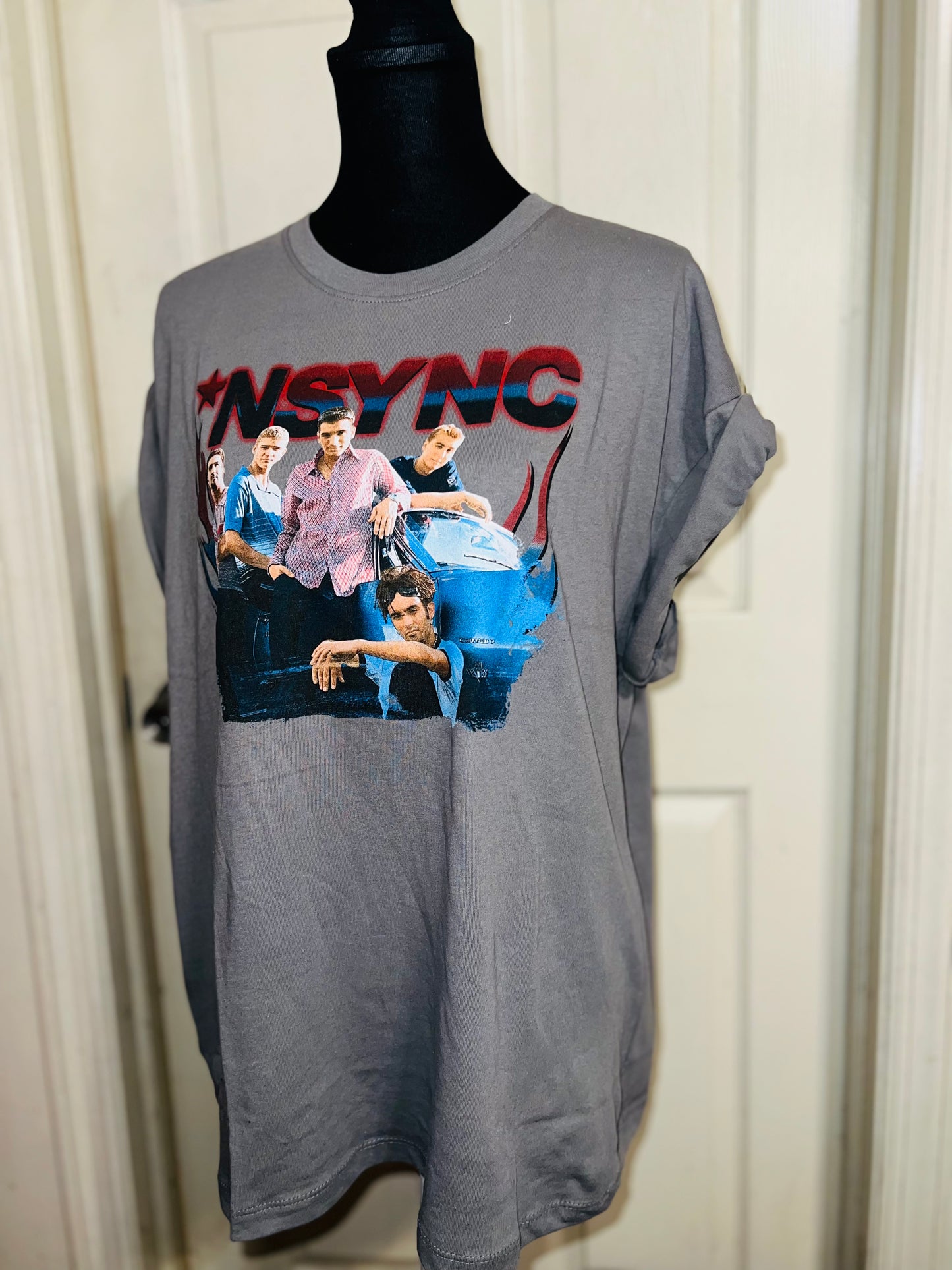 NSYNC Oversized Distressed Tee