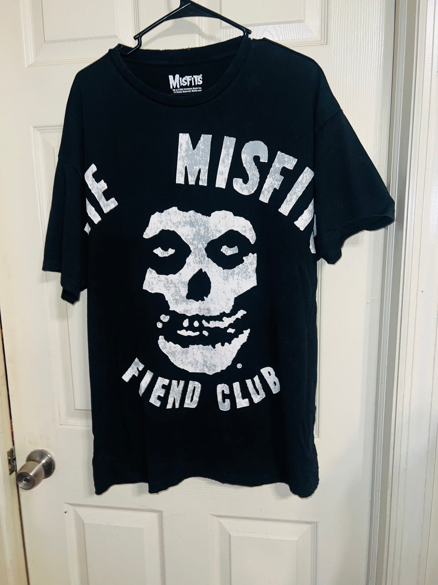 The Misfits Fiend Club Oversized Distressed Tee