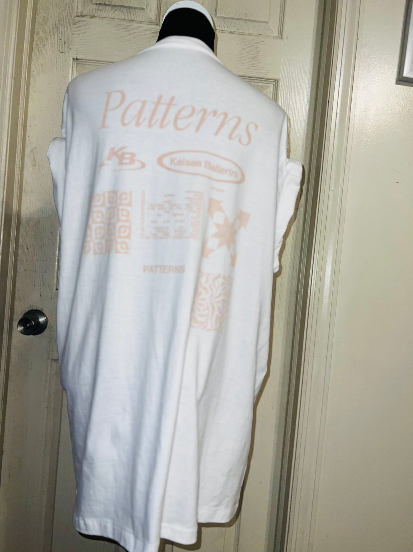 Kelsea Ballerini Oversized Double Sided Distressed Tour Tee