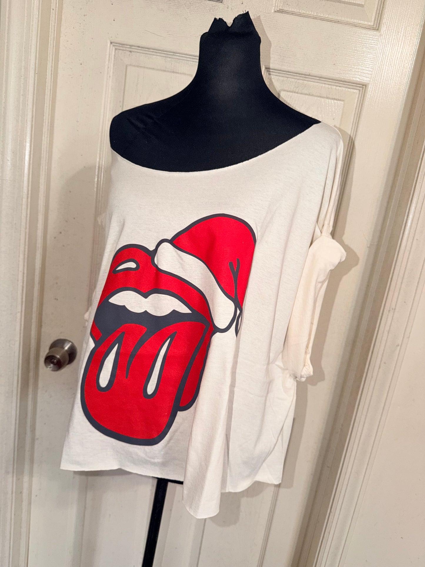 The Rolling Stones OFTS Oversized Distressed Tee