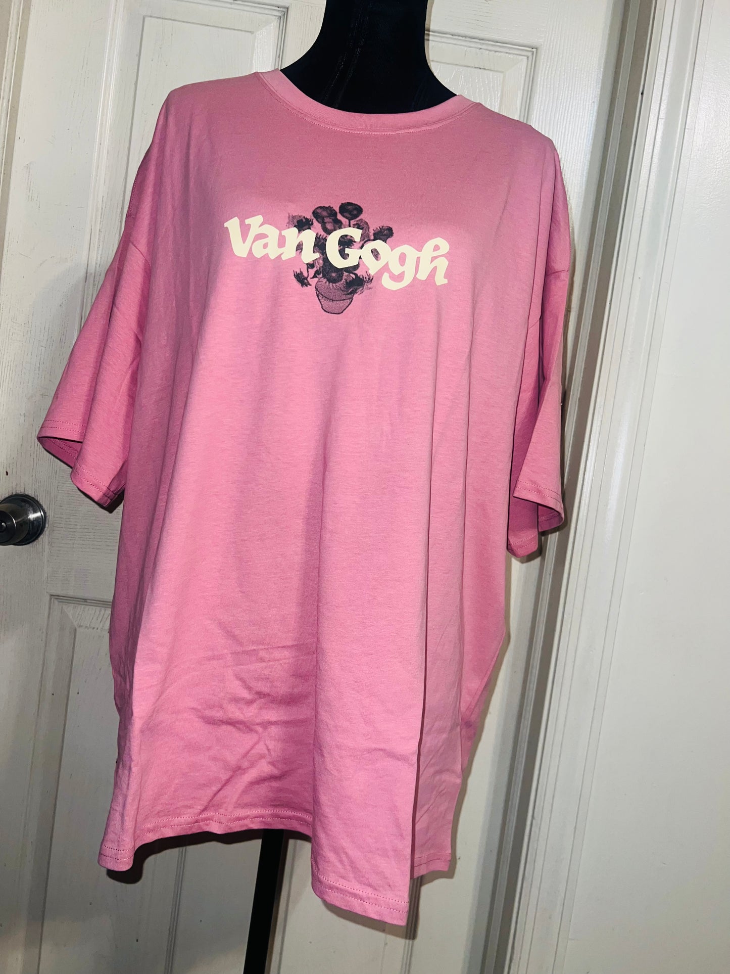 Vincent Van Gogh Double Sided Oversized Distressed Tee