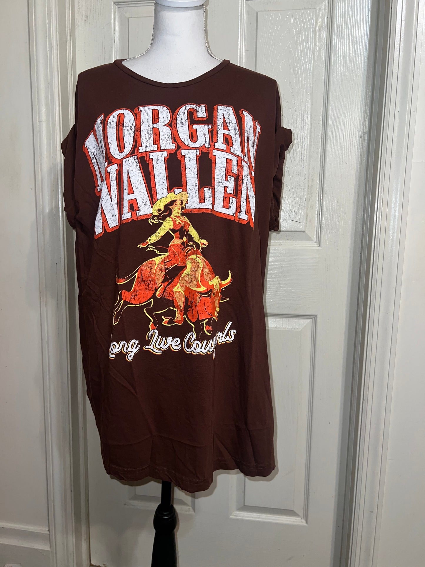 Morgan Wallen Oversized Distressed Tee