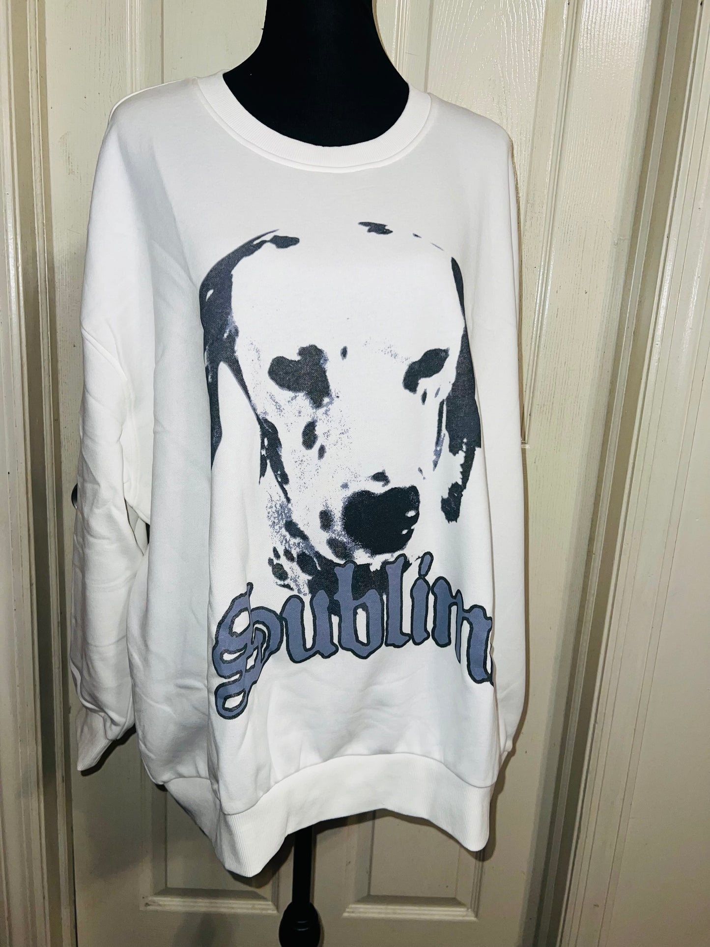 Sublime Oversized Distressed Sweatshirt