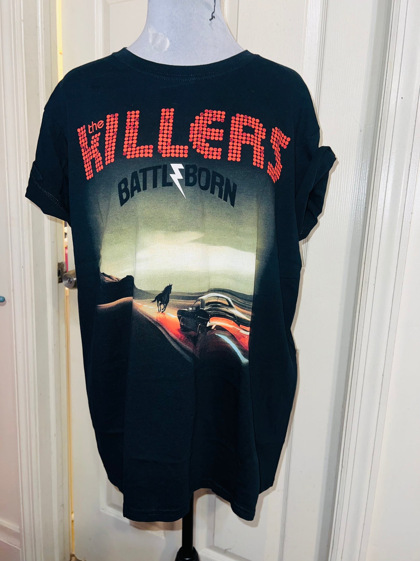 The Killers Vintage Double Sided 2012 Oversized Distressed Tee